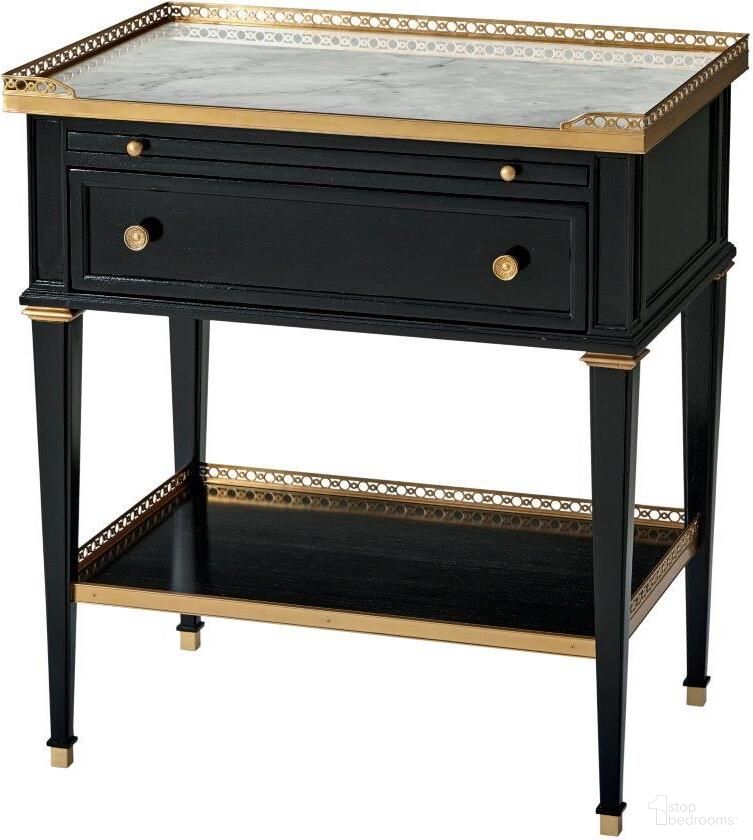 The appearance of Matilde Nightstand designed by Theodore Alexander in the modern / contemporary interior design. This  piece of furniture  was selected by 1StopBedrooms from Alexa Hampton Collection to add a touch of cosiness and style into your home. Sku: AXH50013.C109. Material: Marble.