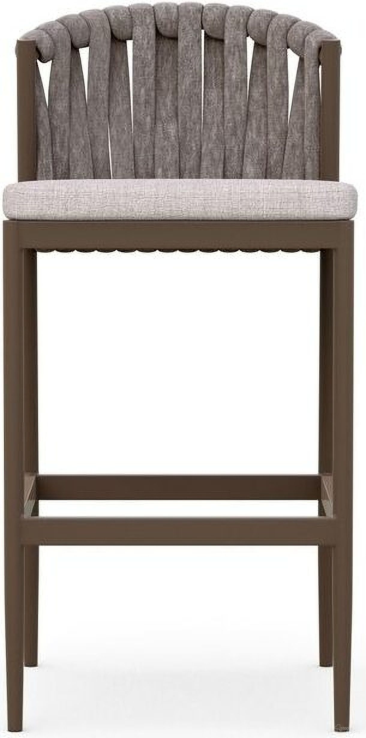 Maui Barstool with Cushion In Fawn and Cocao