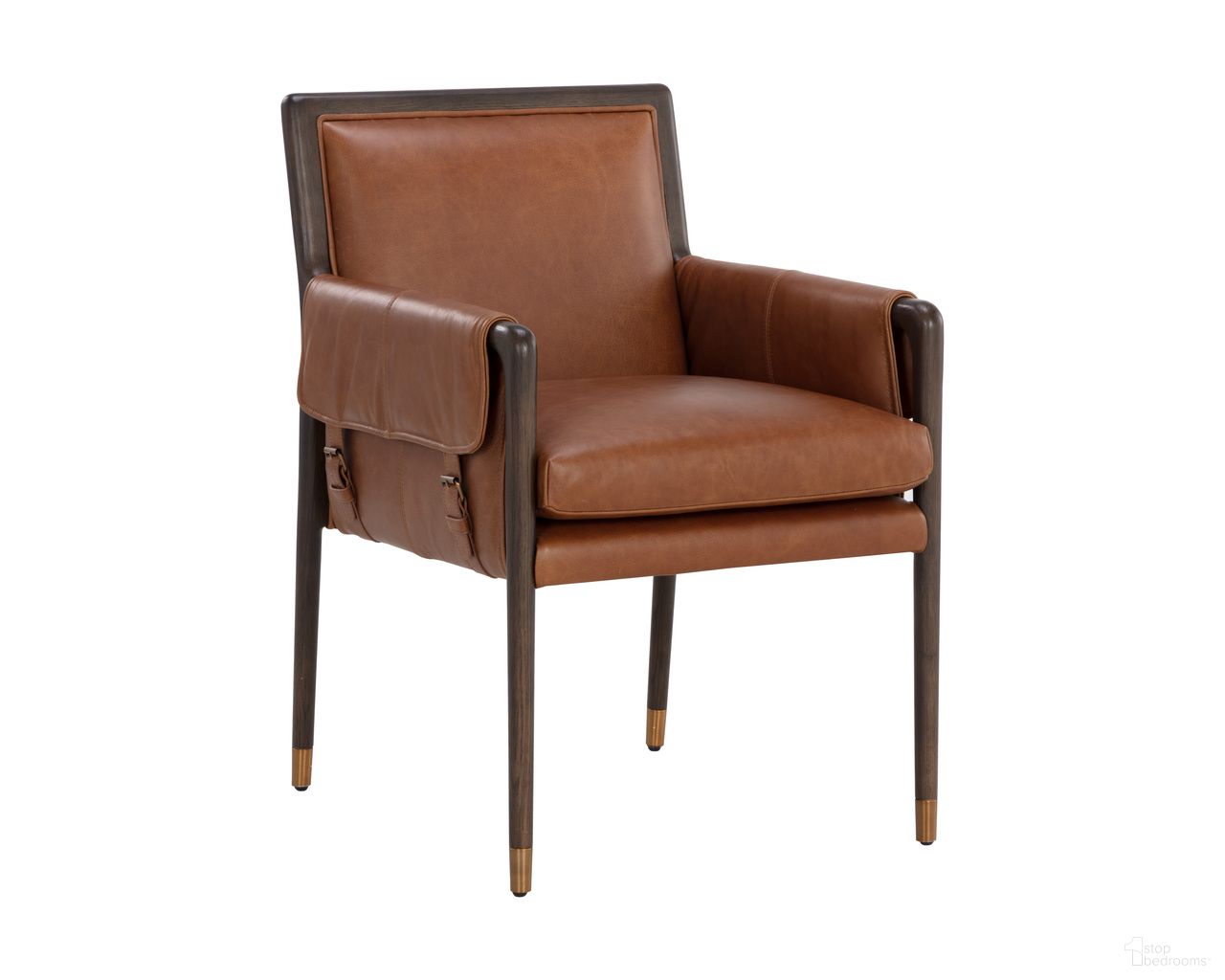 Mauti Dining Armchair In Shalimar Tobacco