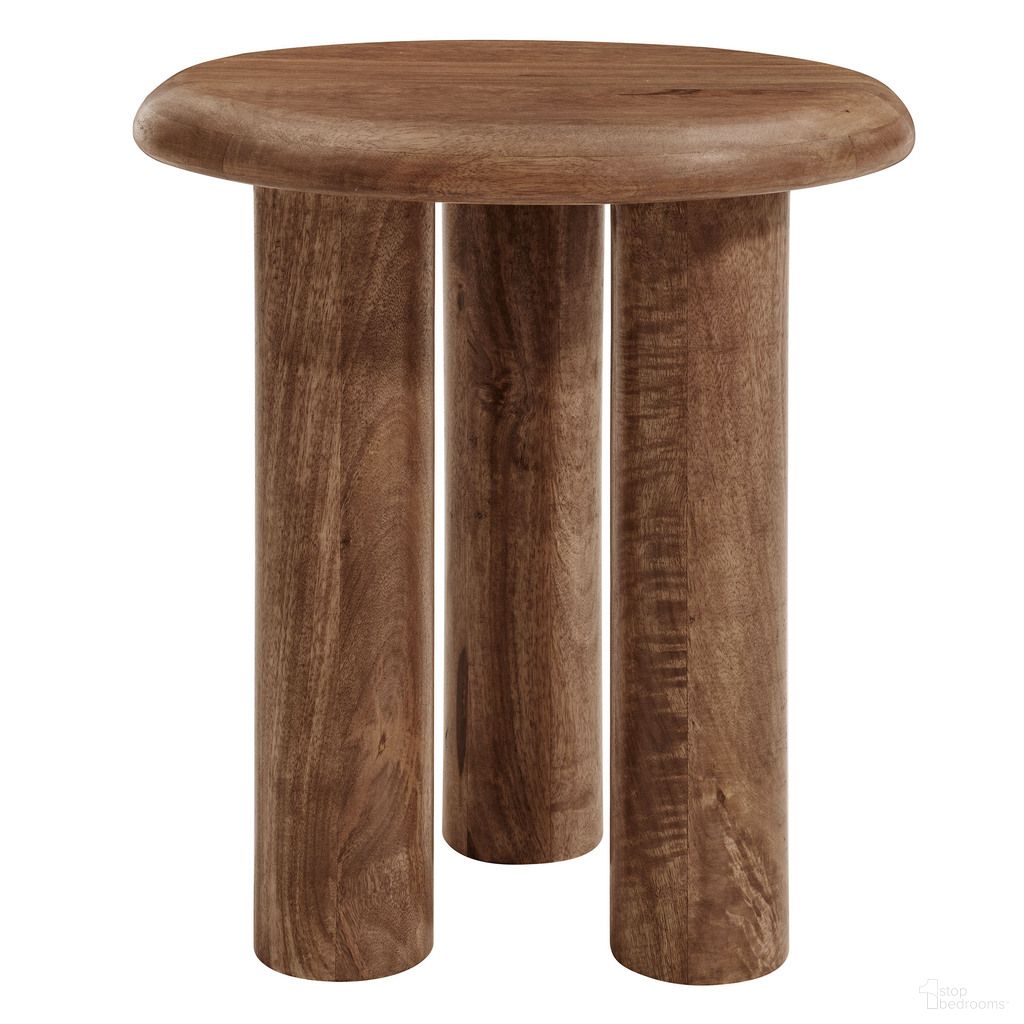 The appearance of Mavina Mango Wood Side Table In Walnut designed by Modway in the modern / contemporary interior design. This walnut piece of furniture  was selected by 1StopBedrooms from Mavina Collection to add a touch of cosiness and style into your home. Sku: EEI-7284-WAL. Material: Mango Wood.