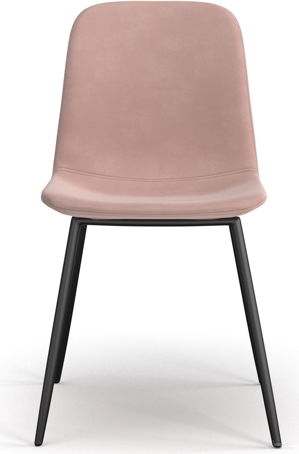 The appearance of Max Velvet Side Chairs Set of 2 In Blush Pink designed by Aeon in the modern / contemporary interior design. This blush pink piece of furniture was selected by 1StopBedrooms from to add a touch of cosiness and style into your home. Sku: AE9040-Blush. Material: Plywood. Chair Type: Side Chair.