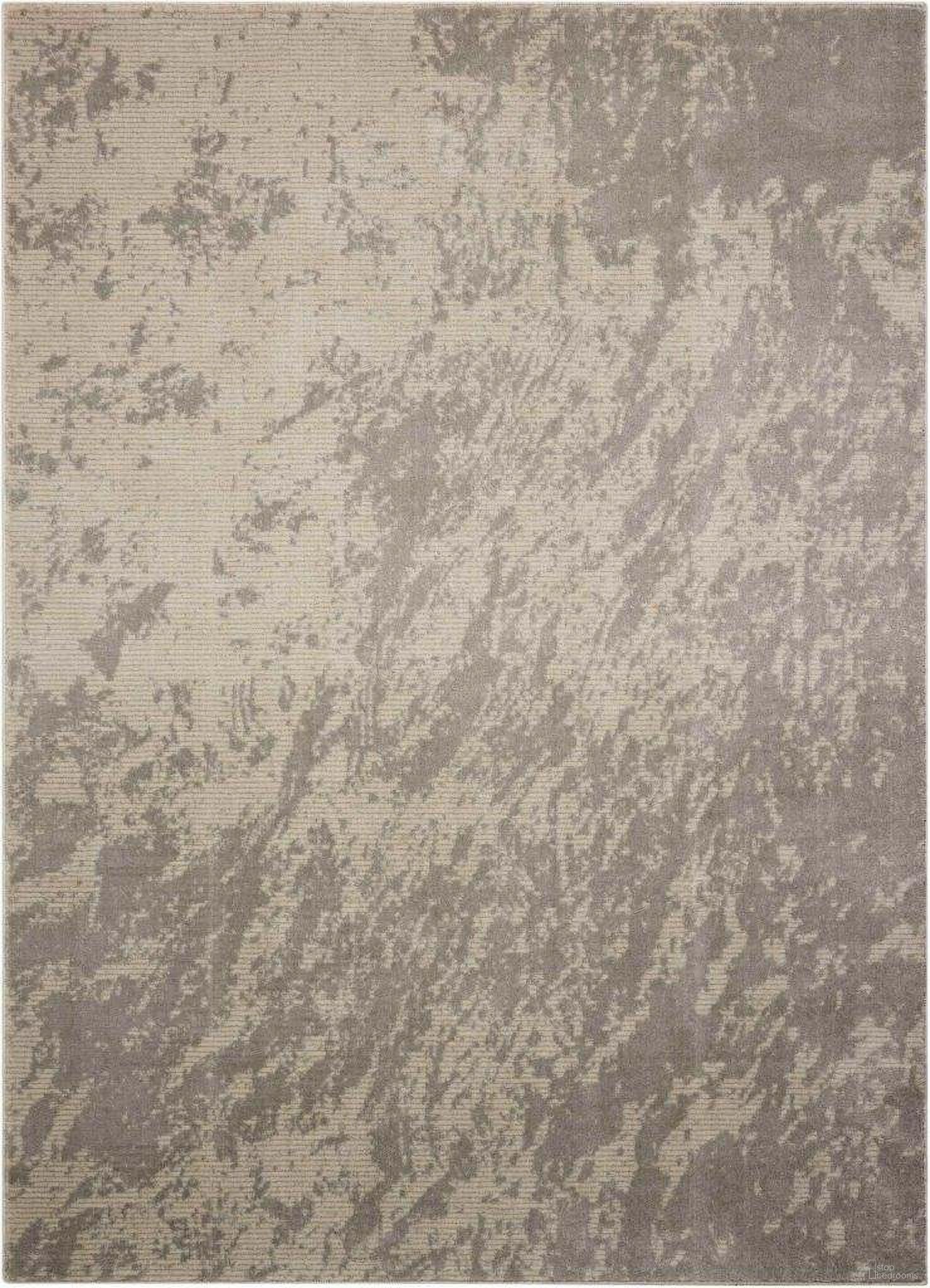 The appearance of Maxell Ivory and Grey 7'10" x 10'6" Modern Area Rug designed by Nourison in the modern / contemporary interior design. This ivory and grey piece of furniture was selected by 1StopBedrooms from Maxell Collection to add a touch of cosiness and style into your home. Sku: 99446379047. Material: Polyester.