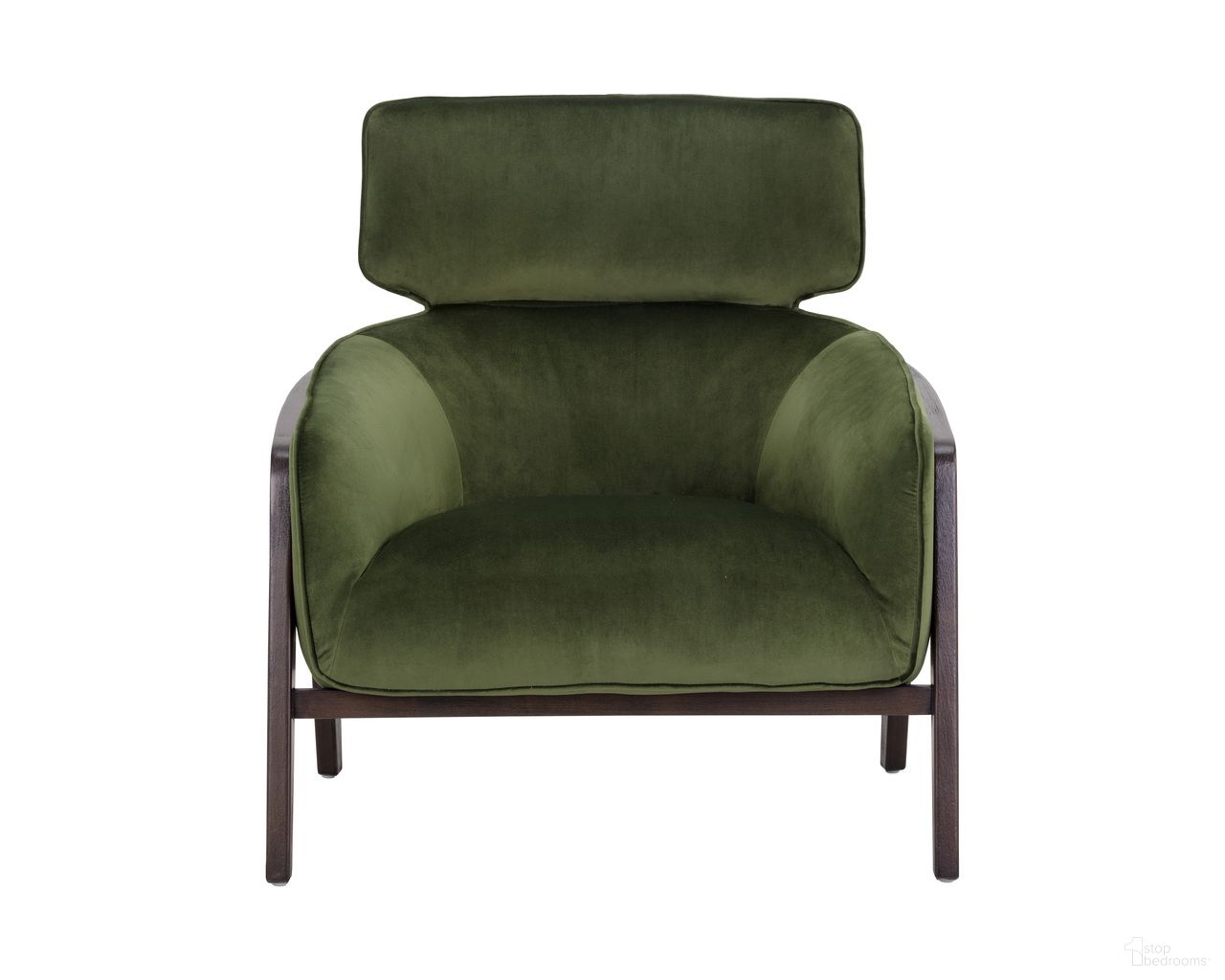 Maximus Lounge Chair In Moss Green