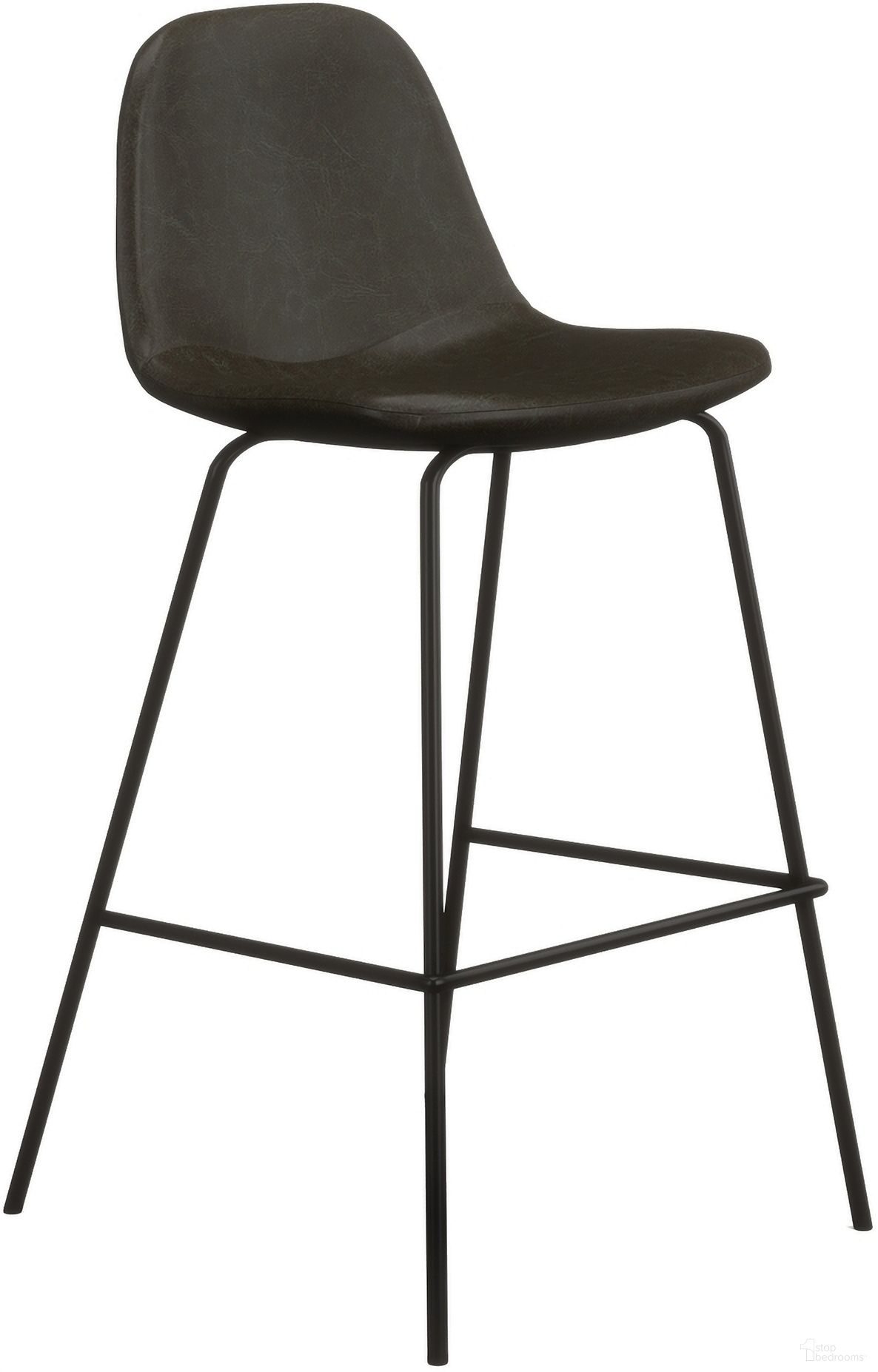 The appearance of Maxine Vegan Leather Counter Height Stools Set of 2 In Midnight designed by Aeon in the modern / contemporary interior design. This midnight piece of furniture was selected by 1StopBedrooms from Maxine Collection to add a touch of cosiness and style into your home. Sku: AE9013-Counter-Midnight. Material: Plywood.