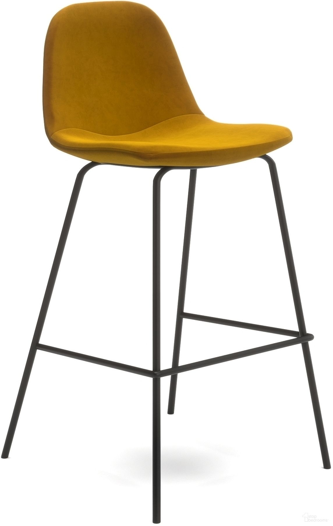 The appearance of Maxine Velvet Counter Height Stools Set of 2 In Gold designed by Aeon in the modern / contemporary interior design. This gold piece of furniture was selected by 1StopBedrooms from Maxine Collection to add a touch of cosiness and style into your home. Sku: AE9013-Counter-Gold. Material: Plywood.