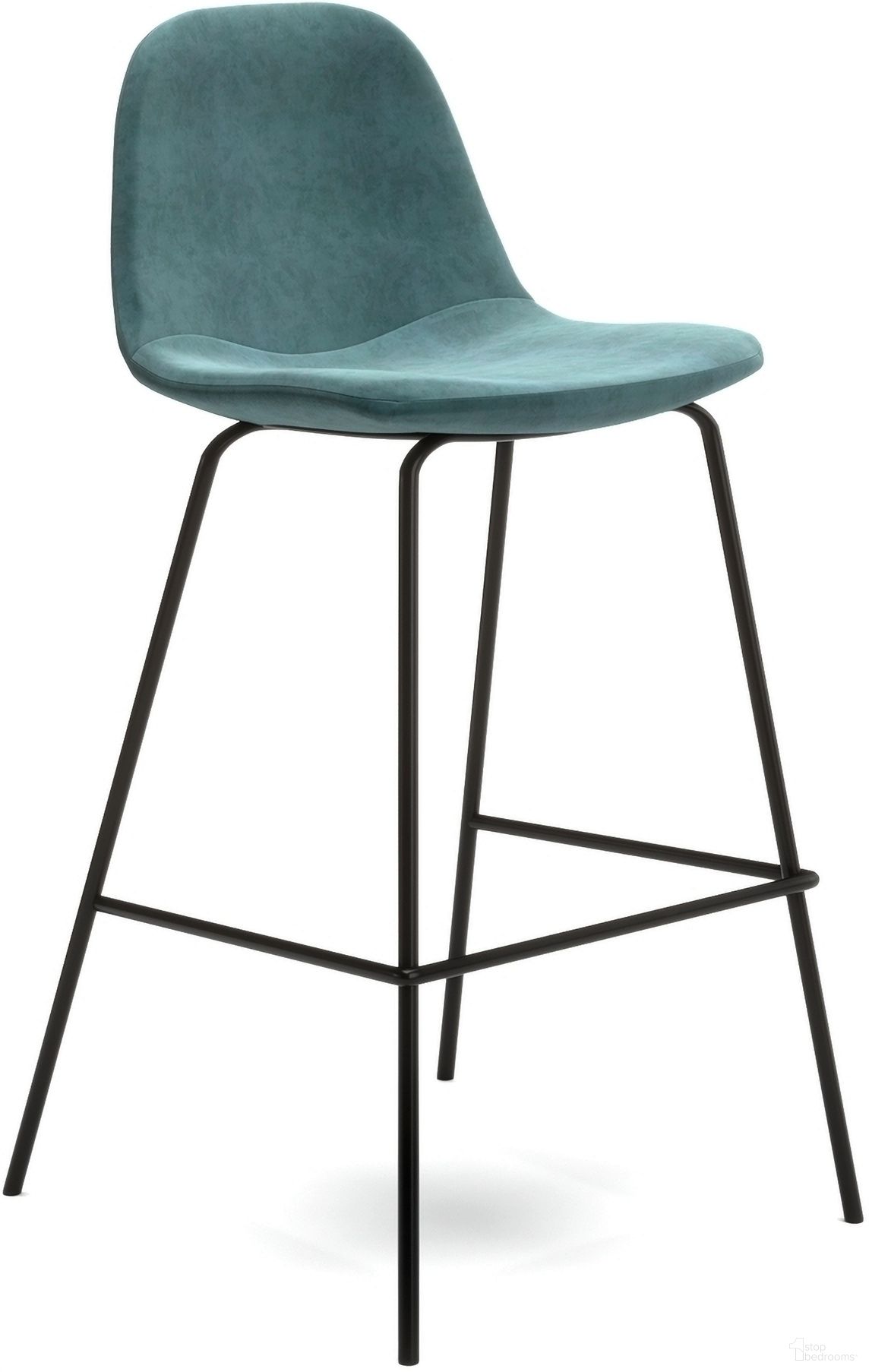 The appearance of Maxine Velvet Counter Height Stools Set of 2 In Ocean designed by Aeon in the modern / contemporary interior design. This ocean piece of furniture was selected by 1StopBedrooms from Maxine Collection to add a touch of cosiness and style into your home. Sku: AE9013-Counter-Ocean. Material: Plywood.