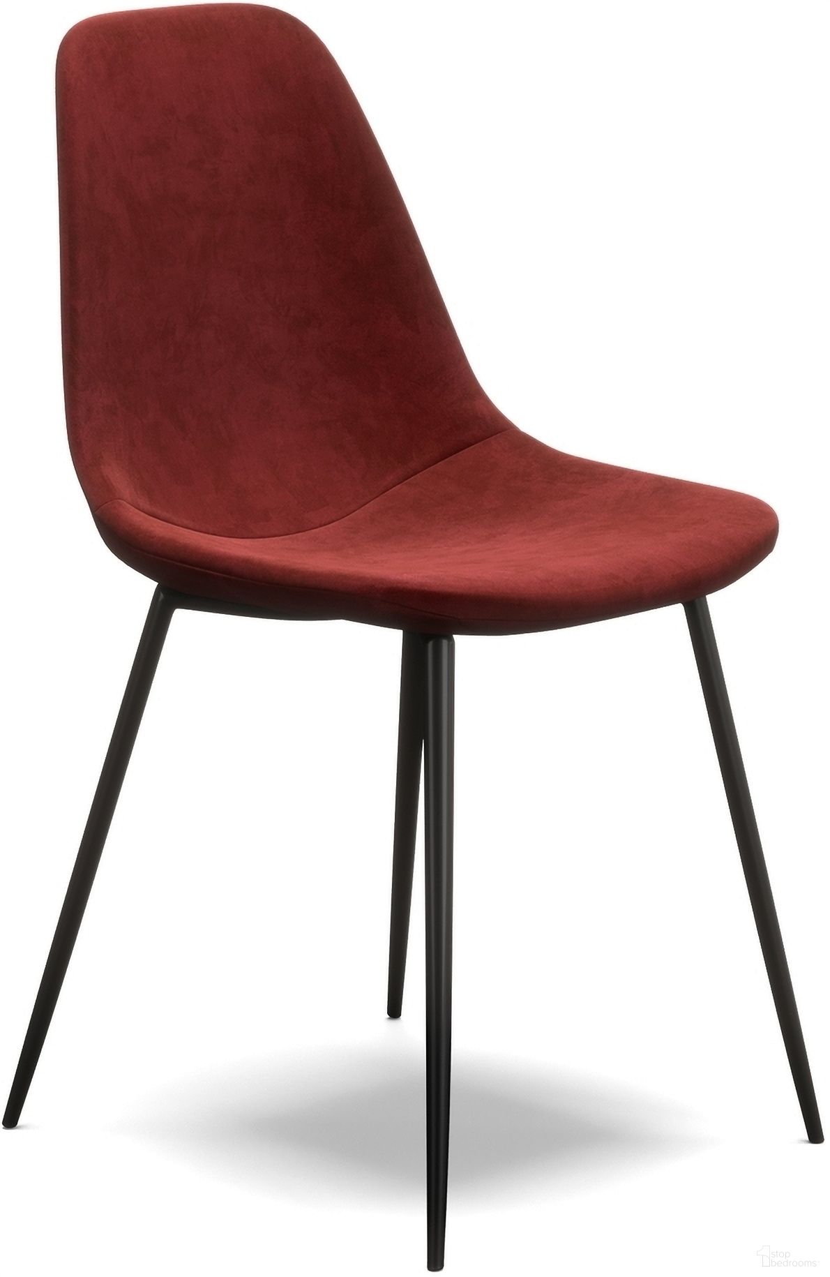 The appearance of Maxine Velvet Side Chairs Set of 2 In Claret designed by Aeon in the modern / contemporary interior design. This claret piece of furniture was selected by 1StopBedrooms from Maxine Collection to add a touch of cosiness and style into your home. Sku: AE9013-Claret. Material: Plywood. Chair Type: Side Chair.
