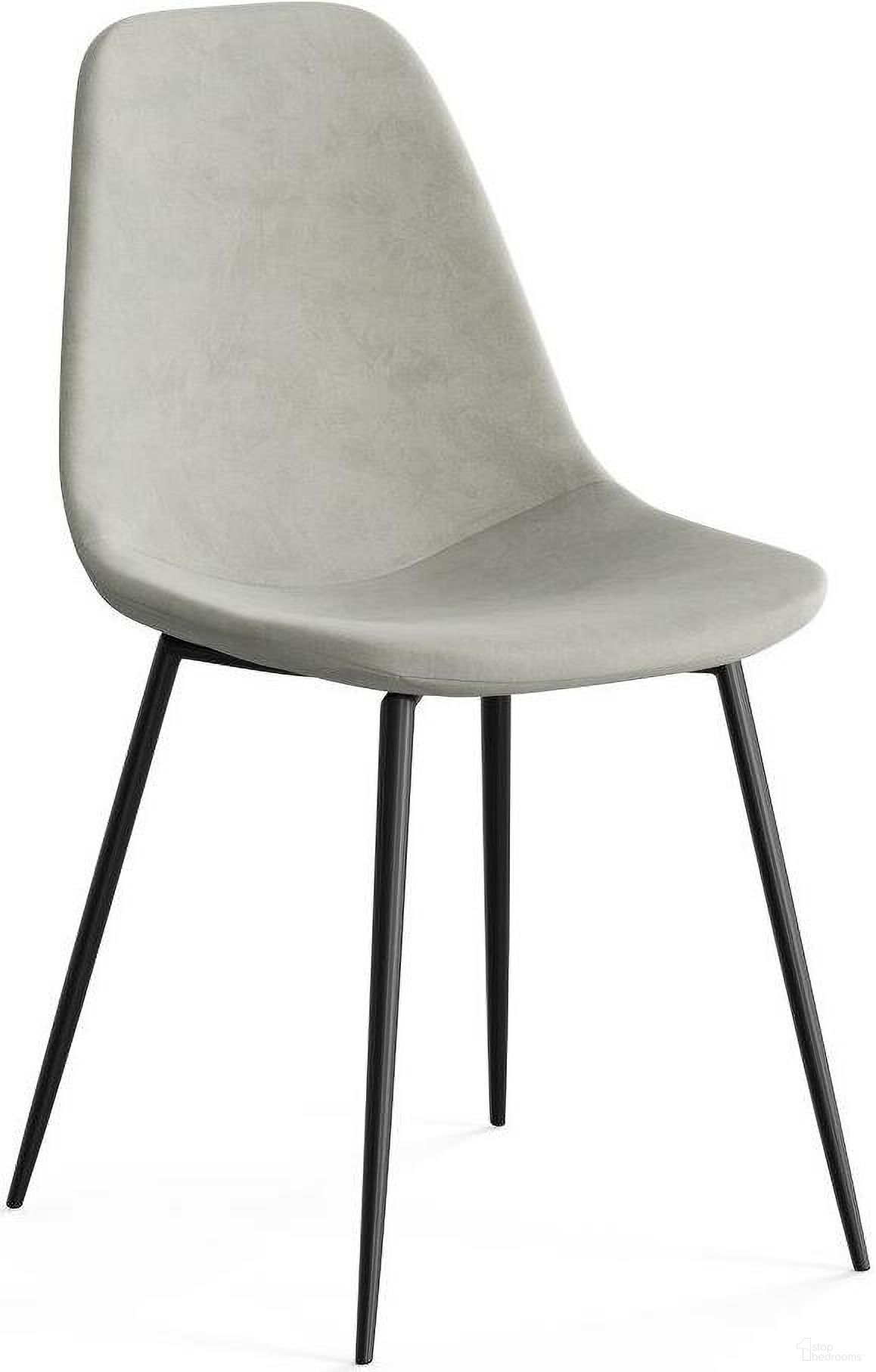 The appearance of Maxine Velvet Side Chairs Set of 2 In Grey designed by Aeon in the modern / contemporary interior design. This grey piece of furniture was selected by 1StopBedrooms from Maxine Collection to add a touch of cosiness and style into your home. Sku: AE9013-Platinum Velvet. Material: Plywood. Chair Type: Side Chair.