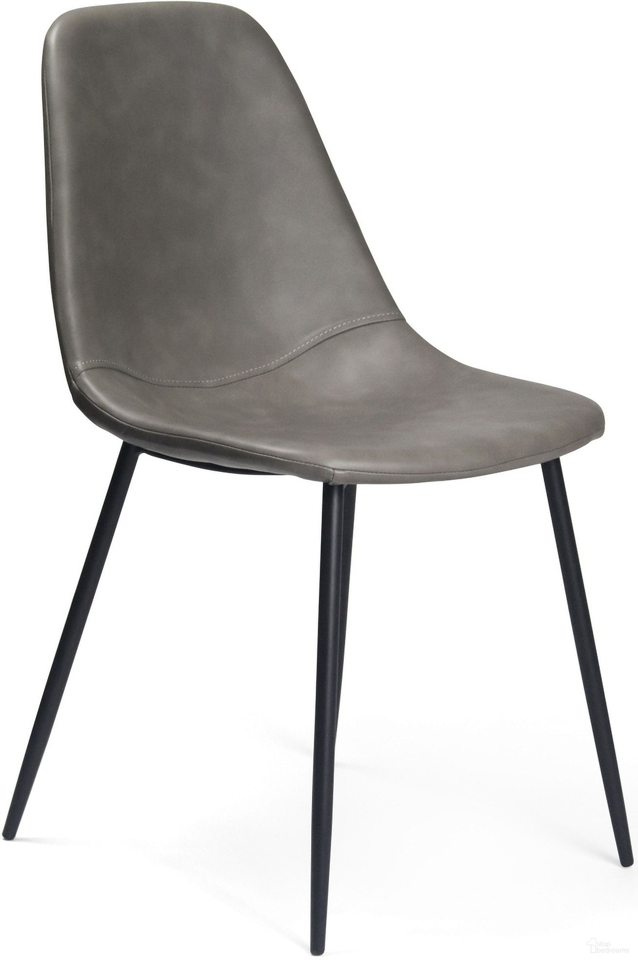 The appearance of Maxine Velvet Side Chairs Set of 2 In Smoke designed by Aeon in the modern / contemporary interior design. This smoke piece of furniture  was selected by 1StopBedrooms from Maxine Collection to add a touch of cosiness and style into your home. Sku: AE9013-Smoke Velvet. Material: Plywood. Chair Type: Side Chair.