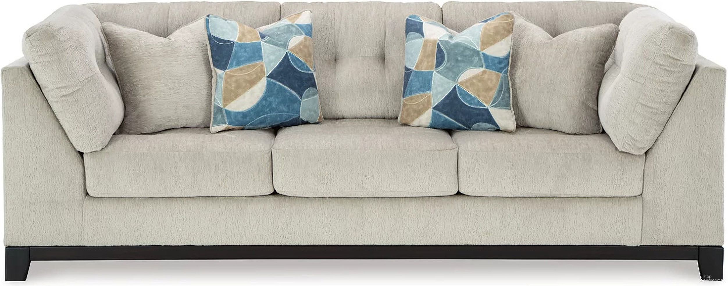 The appearance of Maxon Place Sofa In Stone designed by Signature Design by Ashley in the modern / contemporary interior design. This stone piece of furniture was selected by 1StopBedrooms from Maxon Place Collection to add a touch of cosiness and style into your home. Sku: 3300438. Material: Fabric.