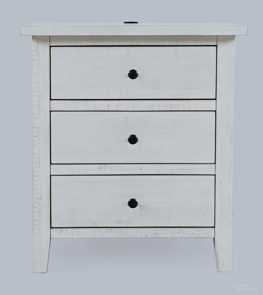 The appearance of Maxton USB Charging Nightstand In Ivory designed by Jofran in the coastal interior design. This ivory piece of furniture was selected by 1StopBedrooms from Maxton Collection to add a touch of cosiness and style into your home. Sku: 2151-90. Material: Acacia.