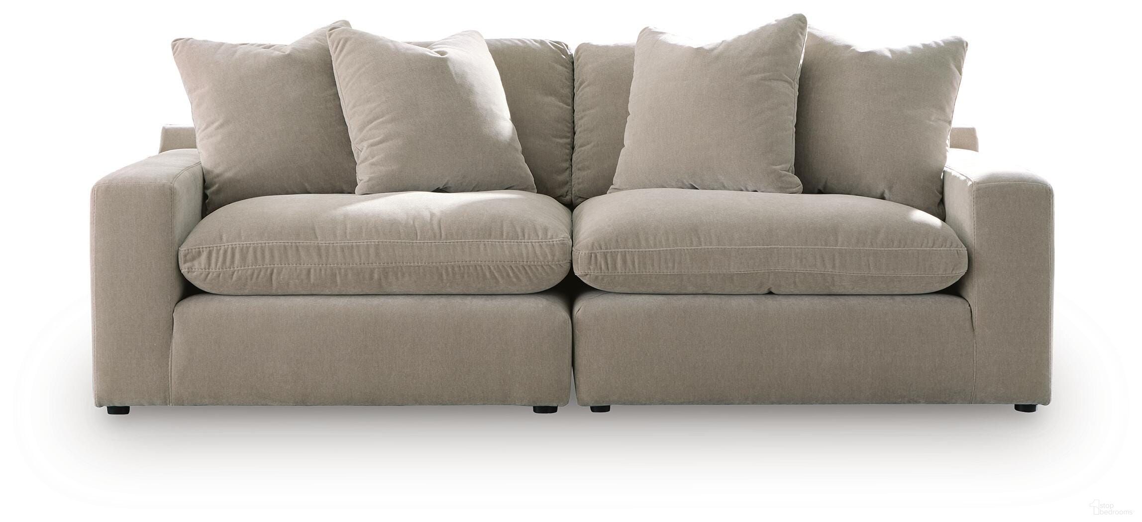 Maxton Heights 2-Piece Sectional Sofa In Pebble
