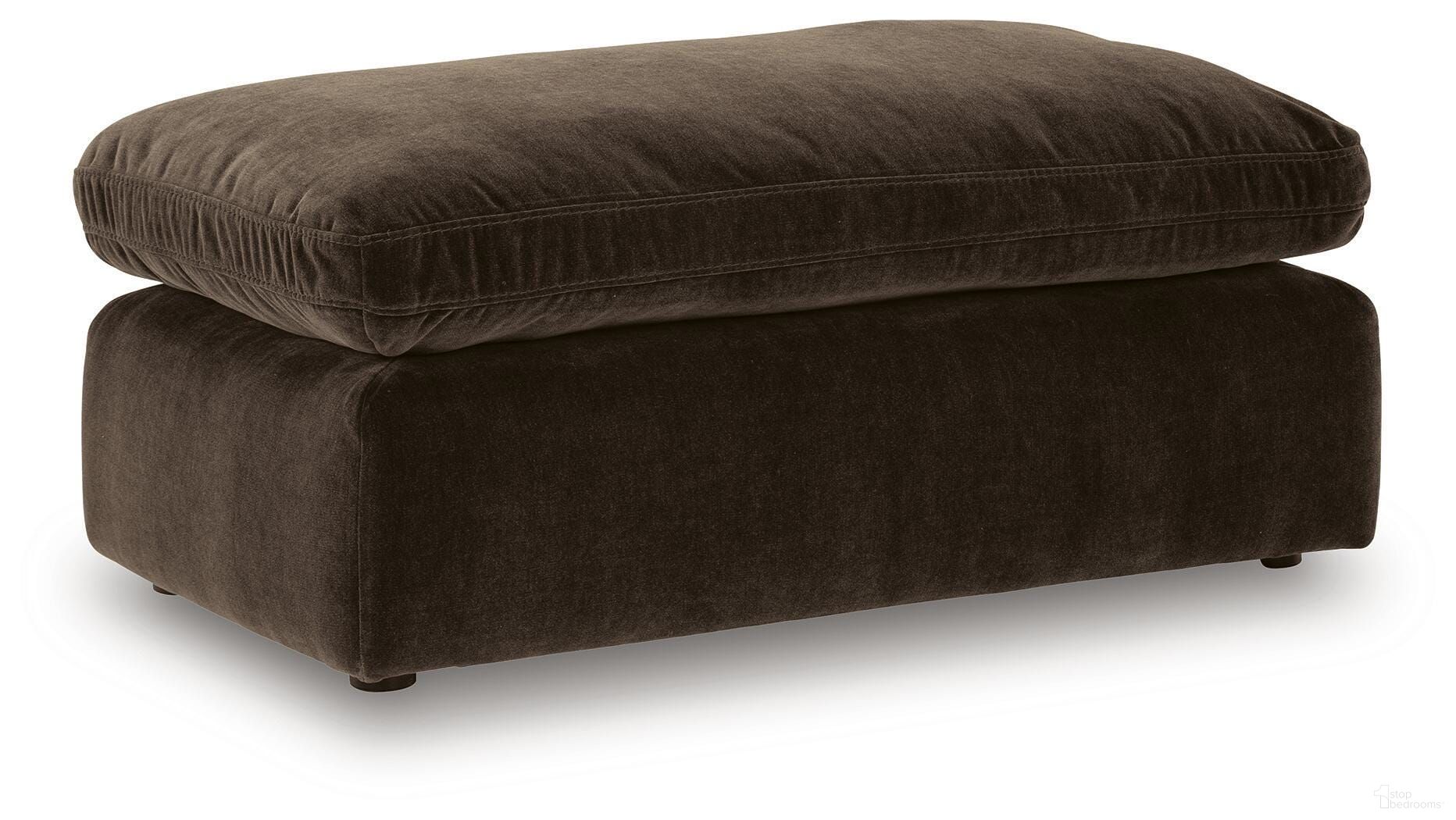 Maxton Heights Ottoman In Bittersweet