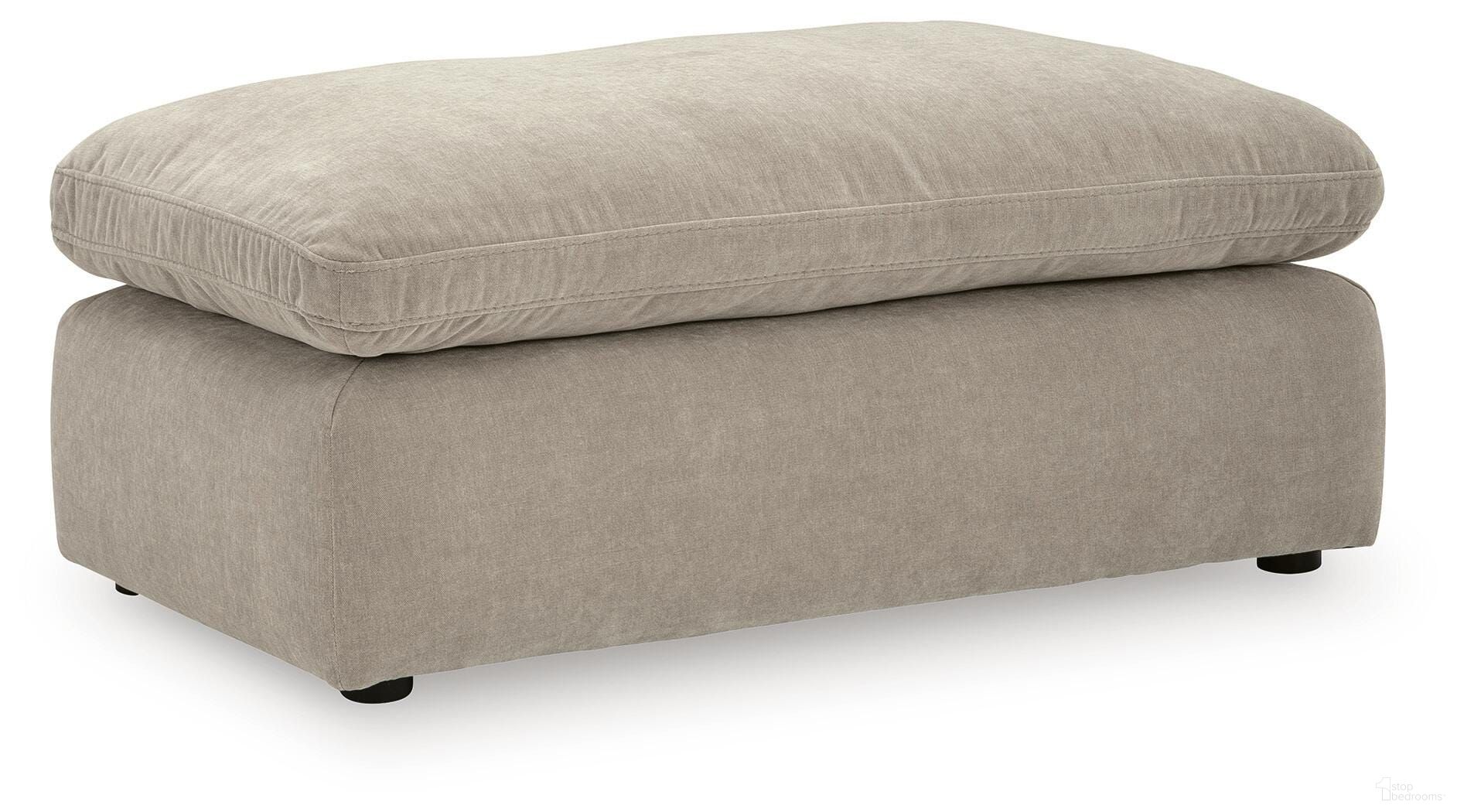 Maxton Heights Ottoman In Pebble