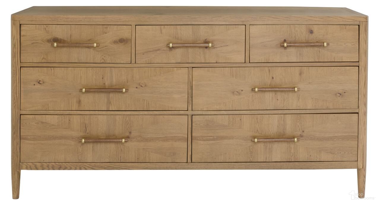 The appearance of Maxwell Dresser In Sunlit Oak designed by Fairfield Chair in the modern / contemporary interior design. This sunlit oak piece of furniture was selected by 1StopBedrooms from Maxwell Collection to add a touch of cosiness and style into your home. Sku: 8057-DC-S. Material: Veneer.