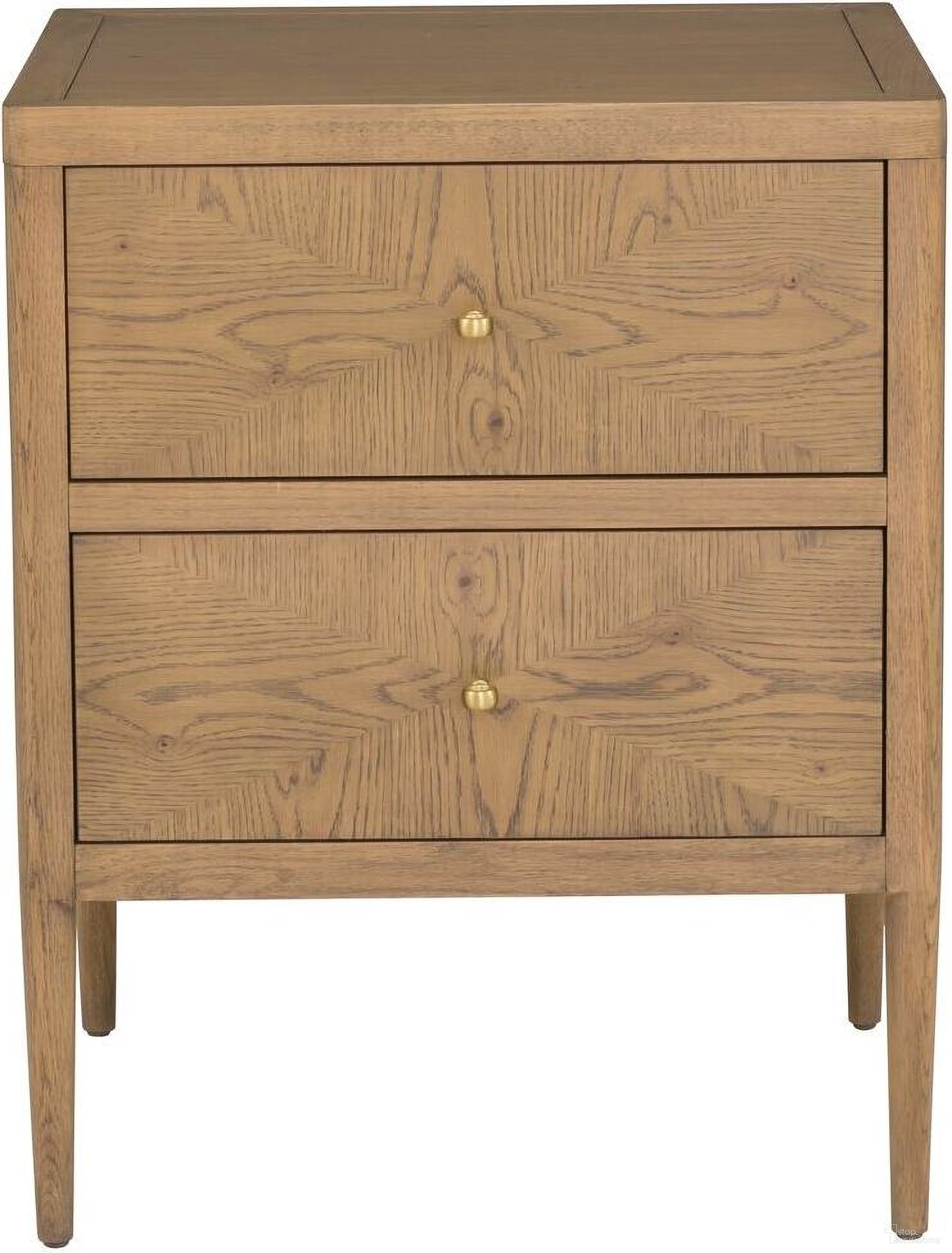 Maxwell Petite Nightstand In Sunlit Oak