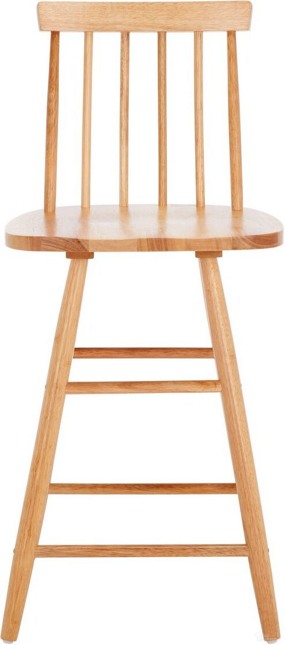 May Wood Counter Stool in Natural