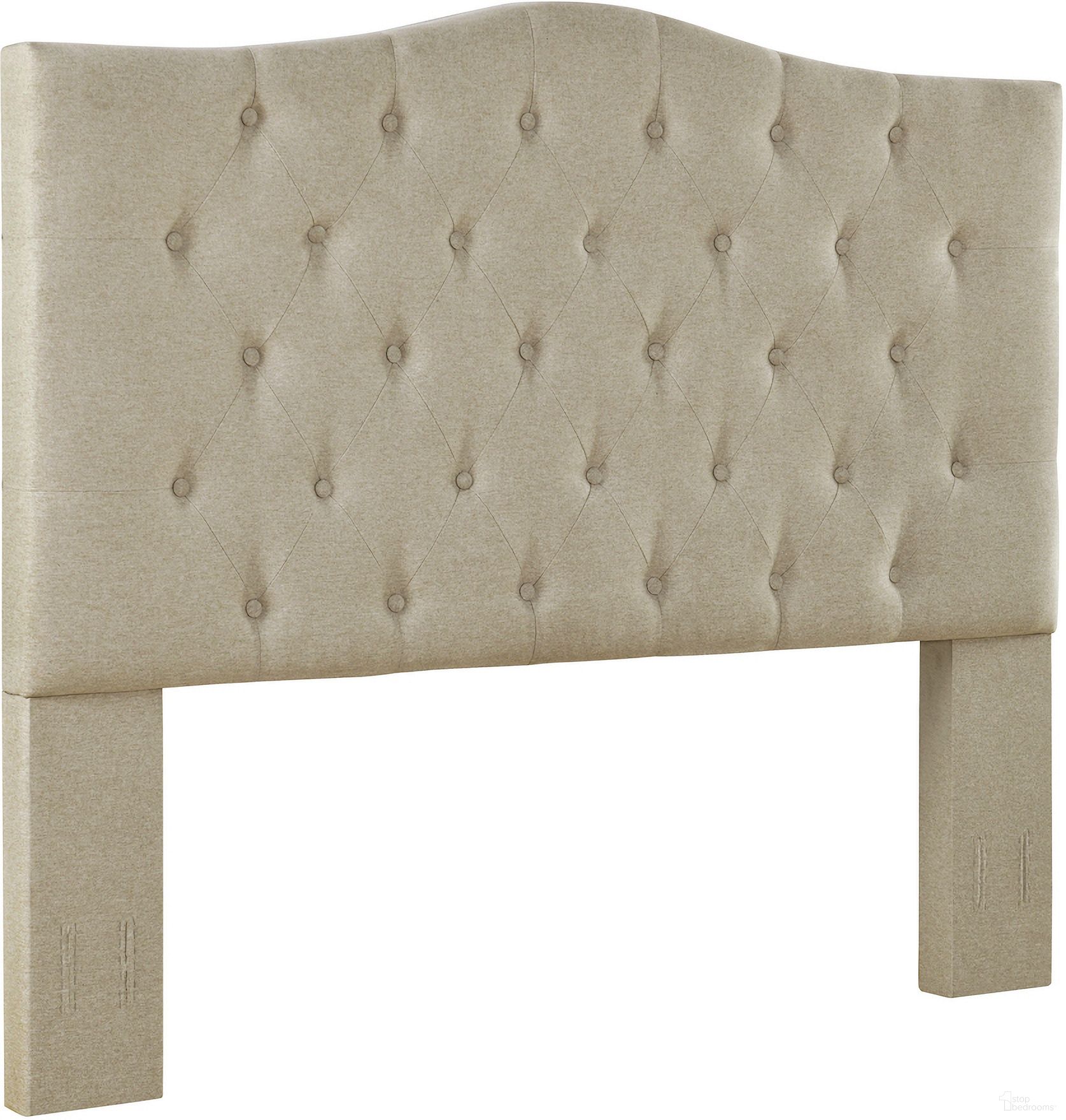 Maya Full/Queen Headboard In Beige and Tan