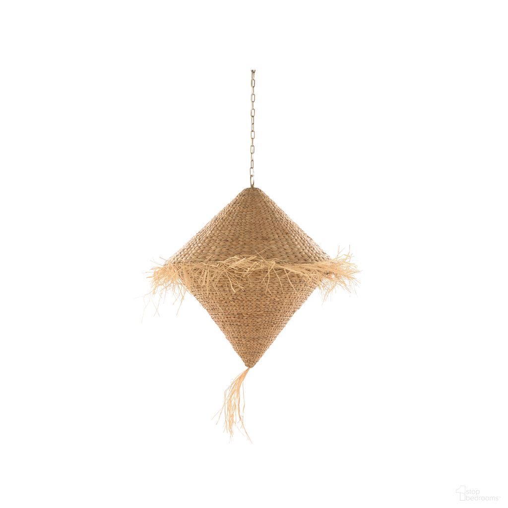 The appearance of Maya Pendant In Brown designed by Wildwood in the modern / contemporary interior design. This brown piece of furniture  was selected by 1StopBedrooms from Wildwood Collection to add a touch of cosiness and style into your home. Sku: 67489. Material: Rattan.