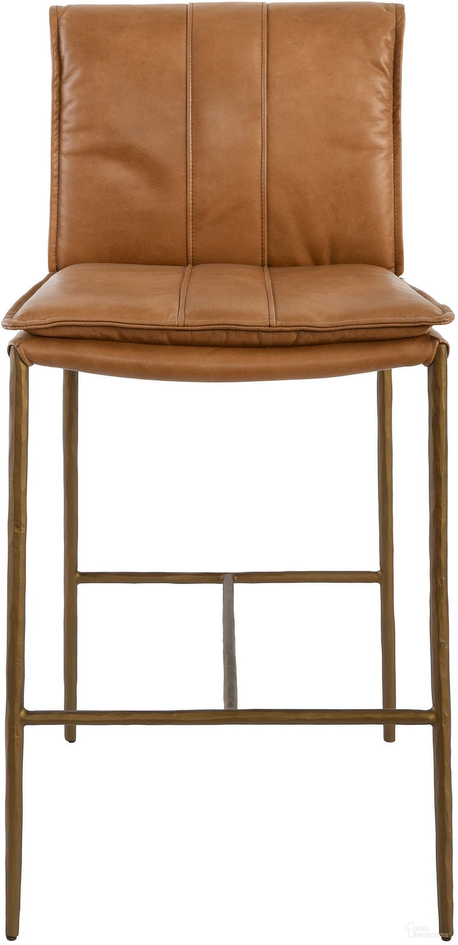 The appearance of Mayer 26 Inch Counter Stool In Adobe Tan designed by Classic Home in the transitional interior design. This adobe tan piece of furniture was selected by 1StopBedrooms from Mayer Collection to add a touch of cosiness and style into your home. Sku: 53004334. Material: Top Grain Leather.