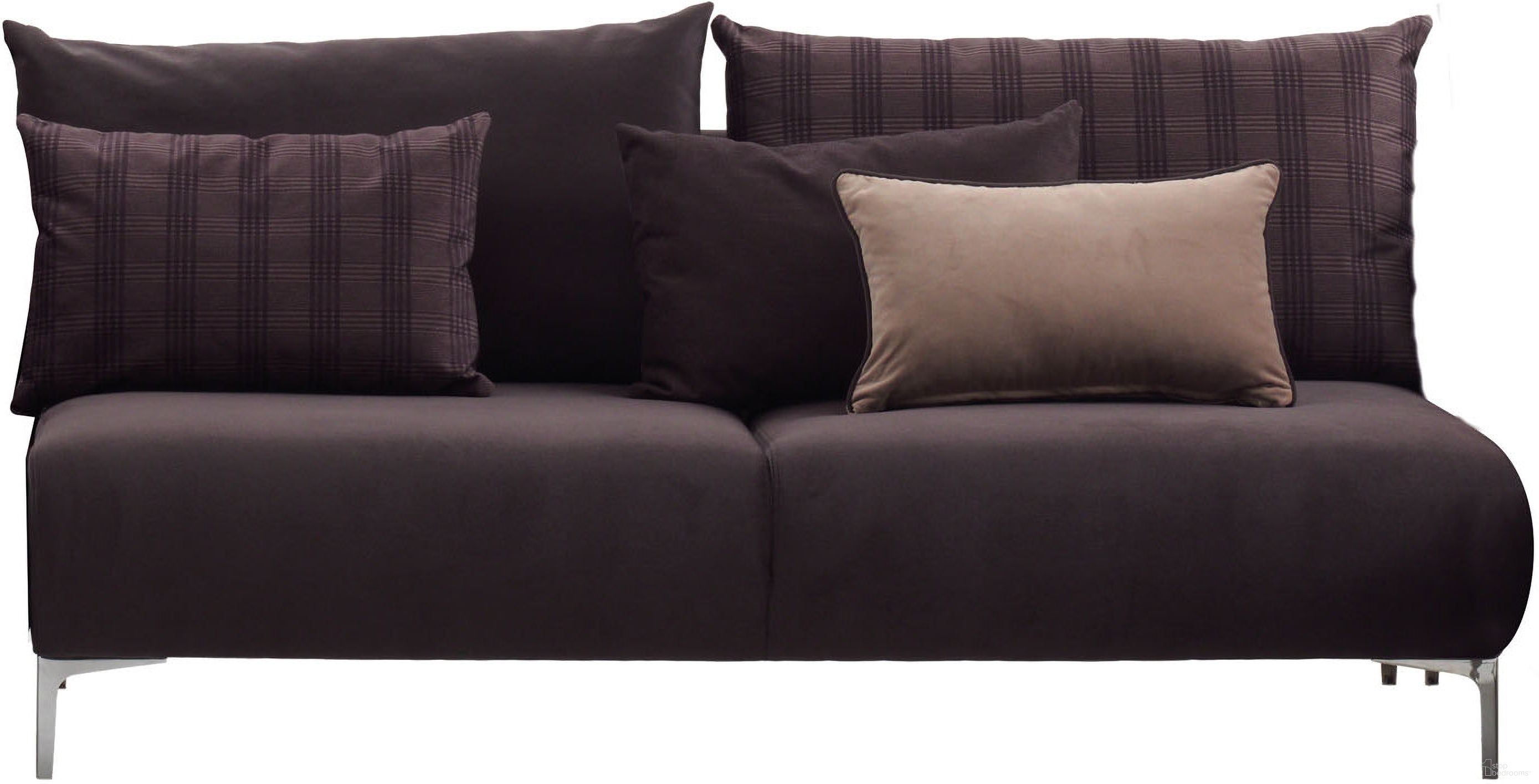 The appearance of Mayfair 2 Seater Module In Brown designed by Enza Home in the modern / contemporary interior design. This brown piece of furniture was selected by 1StopBedrooms from Mayfair Collection to add a touch of cosiness and style into your home. Sku: 03.693.0467.2914.0914.0000.2005. Material: Wood.