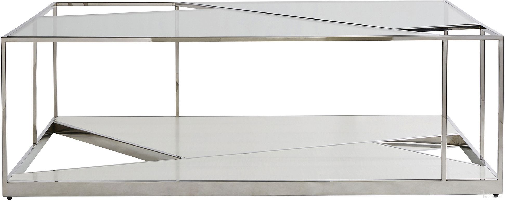 The appearance of Maymont Cocktail Table designed by Bernhardt in the modern / contemporary interior design. This powder piece of furniture  was selected by 1StopBedrooms from Maymont Collection to add a touch of cosiness and style into your home. Sku: 313011. Material: Glass.