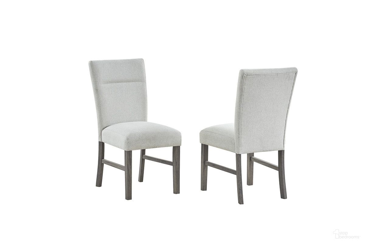 The appearance of Mayra Fabric Dining Chair Set of 2 in Light Gray designed by Best Quality Furniture in the glam interior design. This light gray piece of furniture  was selected by 1StopBedrooms from Mayra Collection to add a touch of cosiness and style into your home. Sku: D710-SC. Material: Fabric. Chair Type: Side Chair.