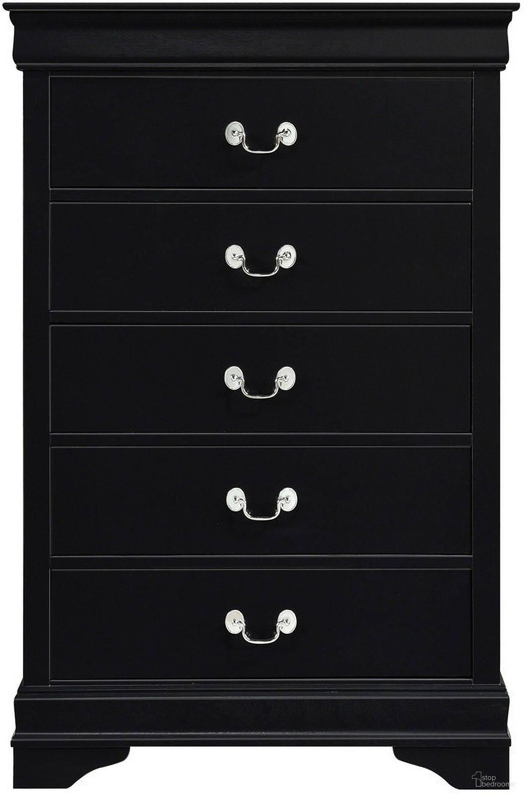 The appearance of Mayville Burnished Black Chest designed by Homelegance in the modern / contemporary interior design. This black piece of furniture was selected by 1StopBedrooms from Mayville Collection to add a touch of cosiness and style into your home. Sku: 2147BK-9. Material: Wood.