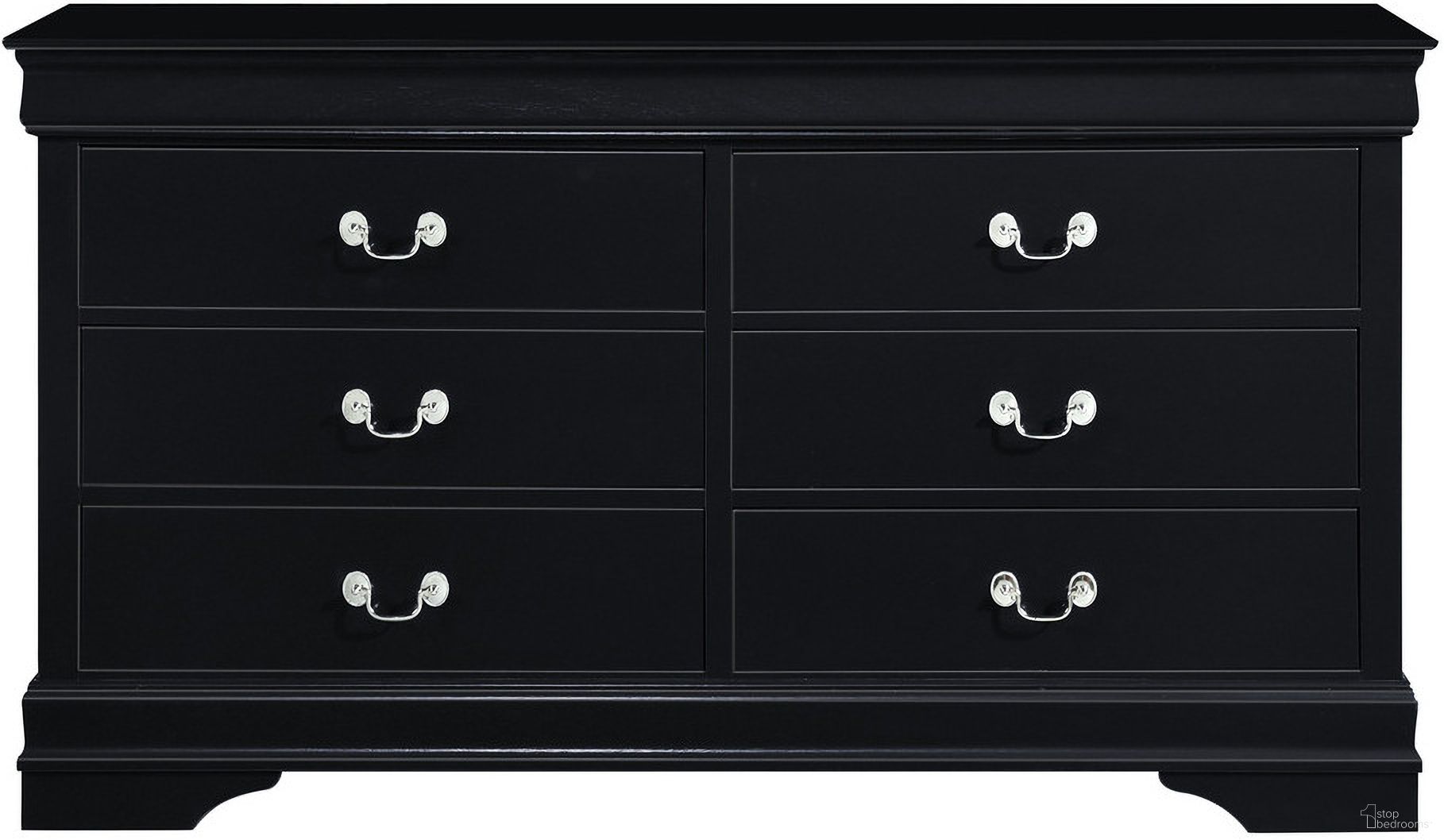 The appearance of Mayville Burnished Black Dresser designed by Homelegance in the modern / contemporary interior design. This black piece of furniture was selected by 1StopBedrooms from Mayville Collection to add a touch of cosiness and style into your home. Sku: 2147BK-5. Material: Wood.
