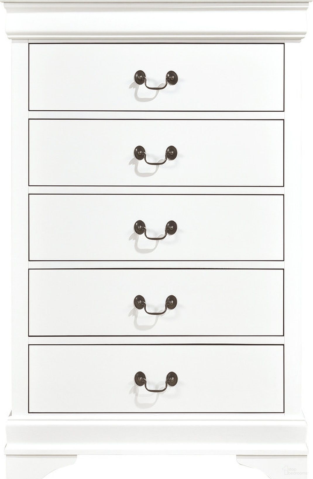 The appearance of Mayville Burnished White Chest designed by Homelegance in the modern / contemporary interior design. This white piece of furniture was selected by 1StopBedrooms from Mayville Collection to add a touch of cosiness and style into your home. Sku: 2147W-9. Material: Wood.