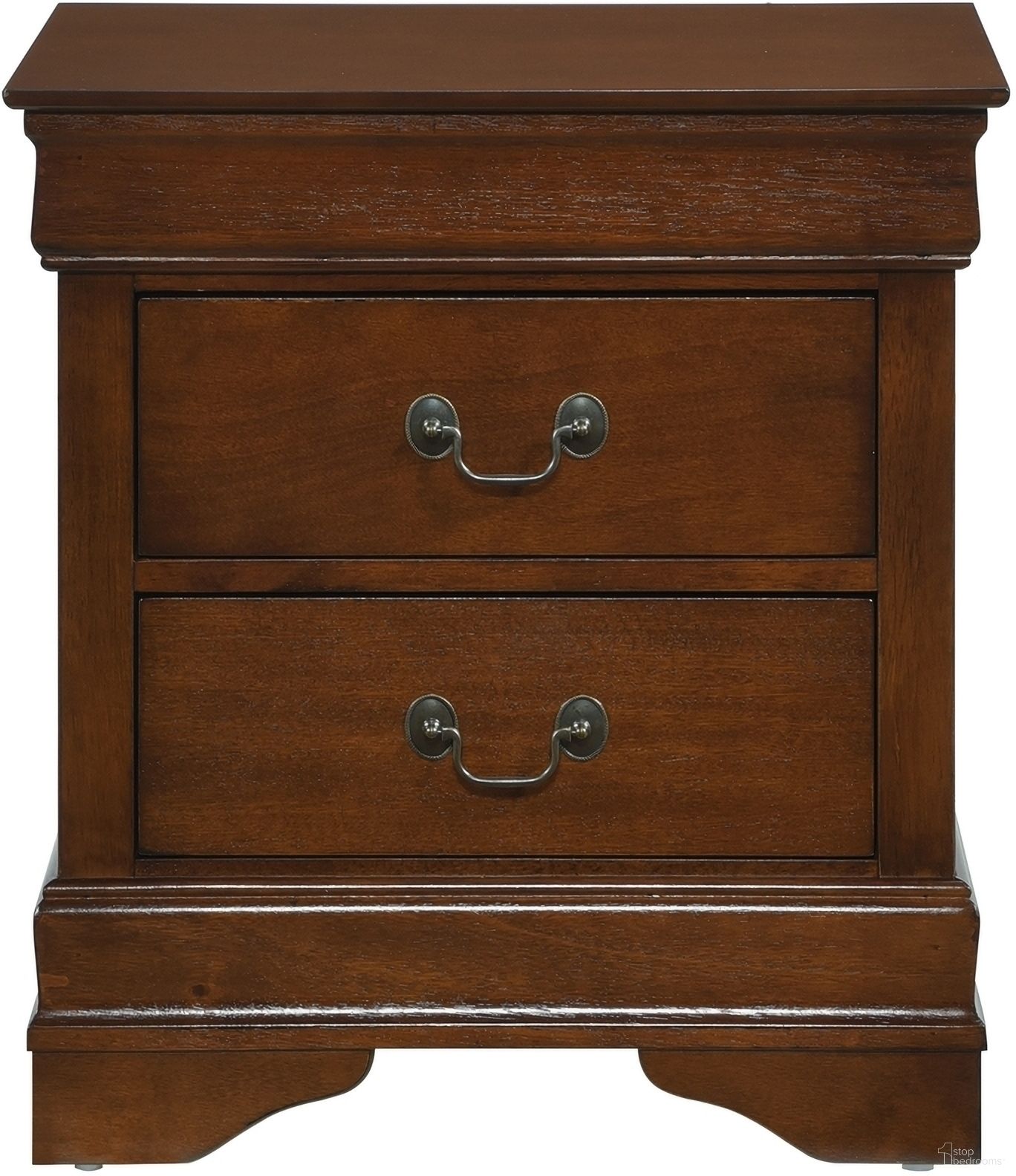 The appearance of Mayville Nightstand designed by Homelegance in the traditional interior design. This brown piece of furniture was selected by 1StopBedrooms from Mayville Collection to add a touch of cosiness and style into your home. Sku: 2147-4. Material: Wood.