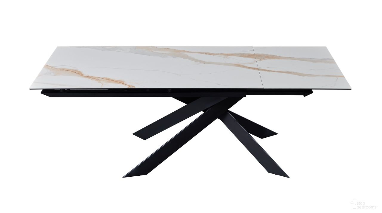 The appearance of Mc Calcutta Extension Dining Table In Grey Powder designed by J&M in the modern / contemporary interior design. This grey piece of furniture was selected by 1StopBedrooms from Calcutta Collection to add a touch of cosiness and style into your home. Sku: 18882. Table Base Style: Legs. Material: Aluminum. Table Top Shape: Rectangular. Size: 87".