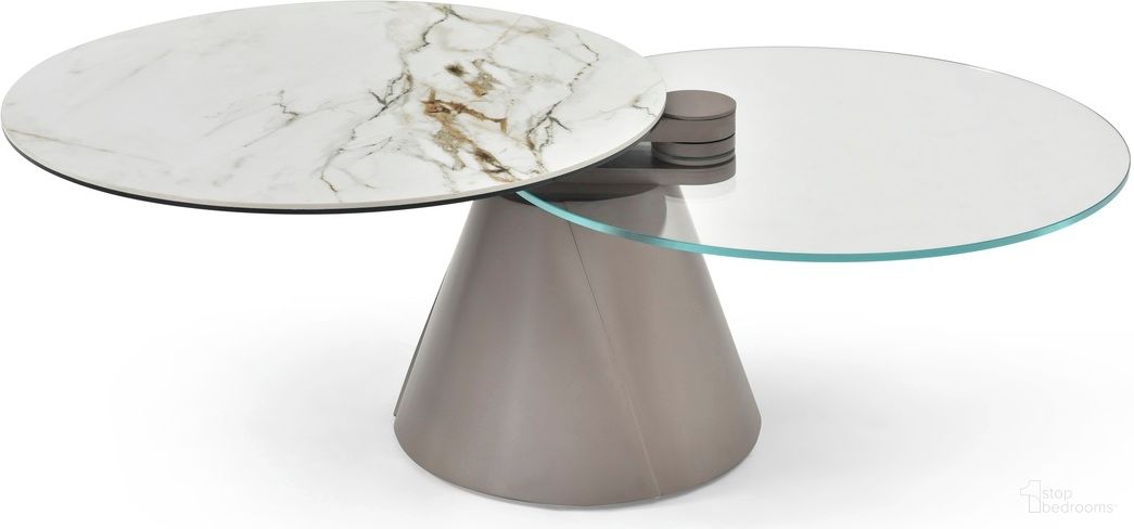 MC Eclipse Coffee Table In Grey and White