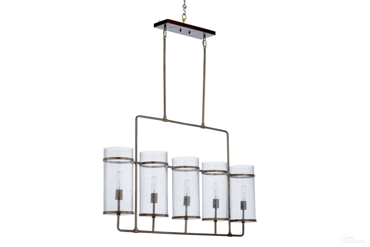 The appearance of Mcguire Chandelier In Black designed by Wildwood in the modern / contemporary interior design. This black piece of furniture  was selected by 1StopBedrooms from Wildwood Collection to add a touch of cosiness and style into your home. Sku: 67302. Material: Iron.