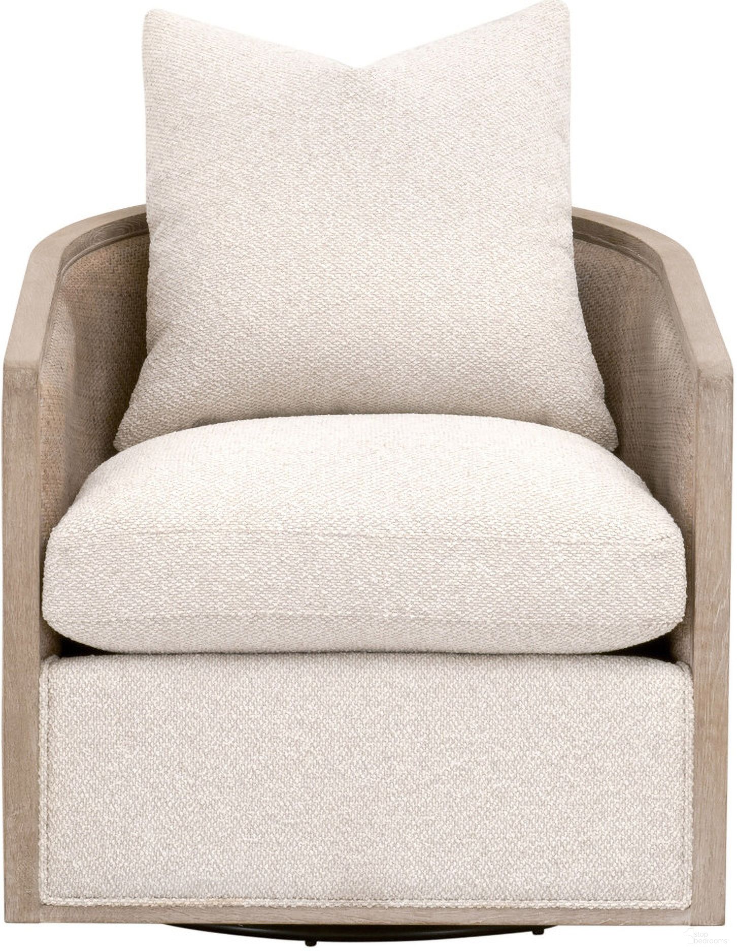 The appearance of Stitch and Hand McGuire Swivel Club Chair In Linen and Natural Gray designed by Essentials For Living in the transitional interior design. This linen/natural gray piece of furniture was selected by 1StopBedrooms from Stitch & Hand Collection to add a touch of cosiness and style into your home. Sku: 6643.LGLIN/NG. Material: Rattan.