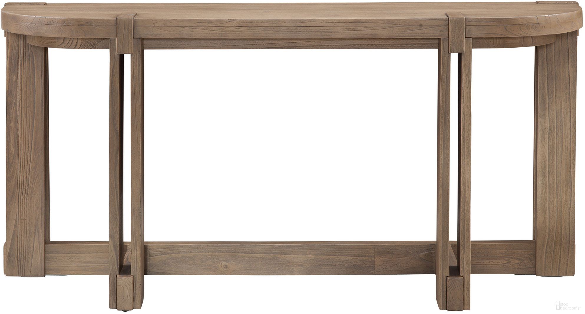 The appearance of Mcguire Rectangle Console Table In Natural designed by Bassett Mirror Company in the modern / contemporary interior design. This natural piece of furniture  was selected by 1StopBedrooms from Mcguire Collection to add a touch of cosiness and style into your home. Sku: 9439-LR-400. Material: Wood.