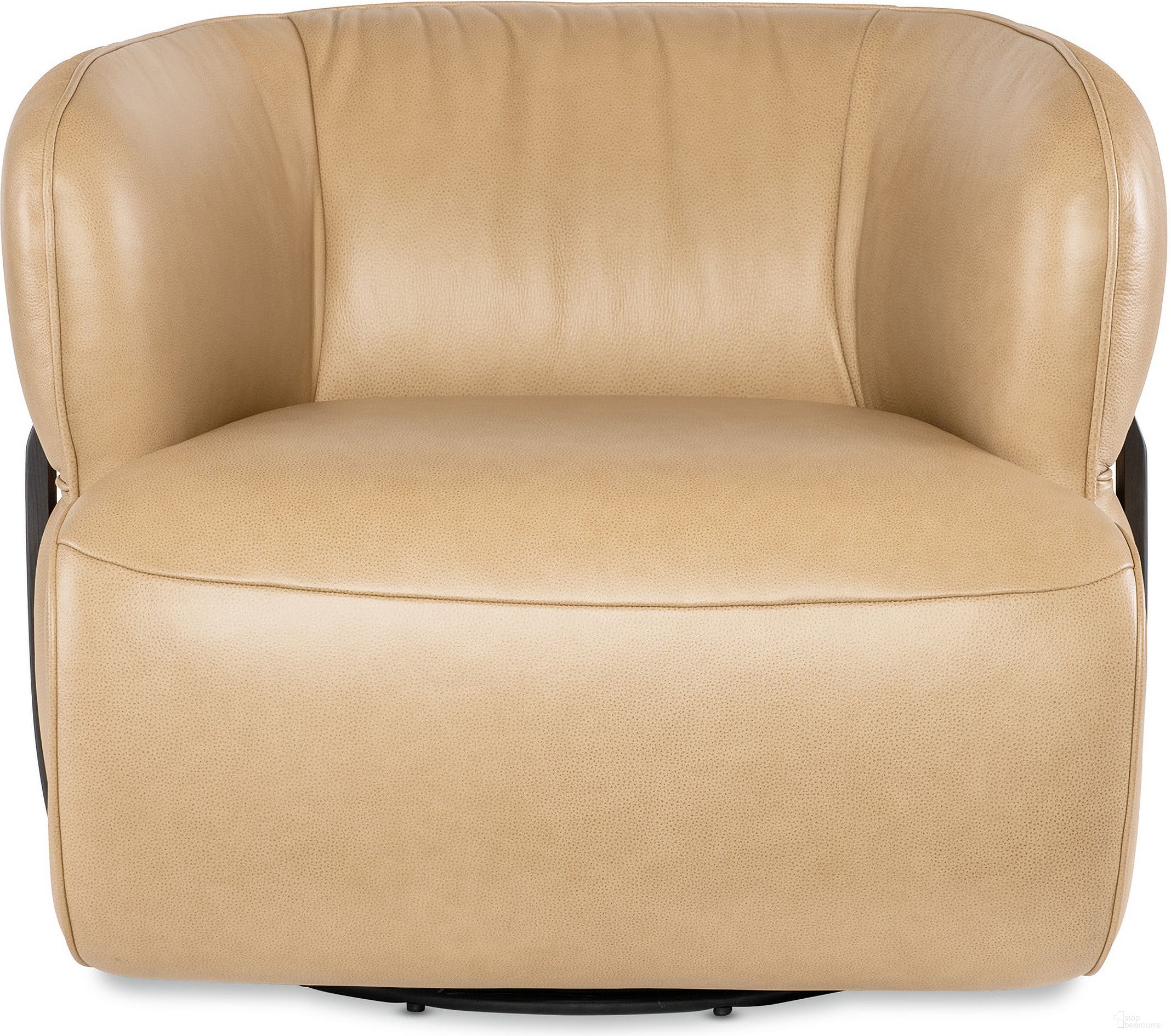 The appearance of McGuire Swivel Chair In Beige designed by Hooker in the modern / contemporary interior design. This beige piece of furniture was selected by 1StopBedrooms from CC Collection to add a touch of cosiness and style into your home. Sku: CC421-SW-070. Material: Leather.