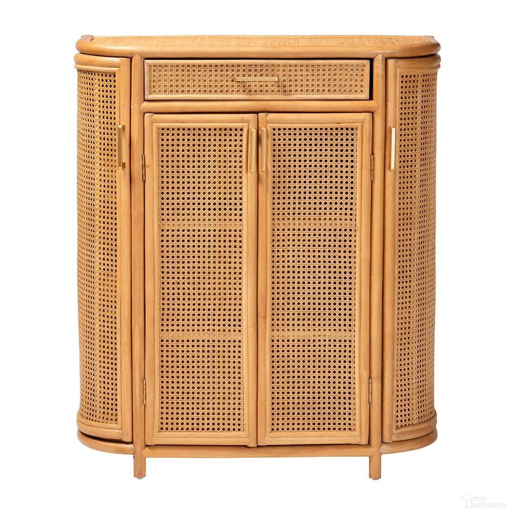 The appearance of McKenna Natural Rattan Storage Cabinet In Light Honey designed by Baxton Studio in the bohemian interior design. This light honey piece of furniture was selected by 1StopBedrooms from McKenna Collection to add a touch of cosiness and style into your home. Sku: Mave-Light Honey Rattan-Cabinet. Material: Natural Rattan.