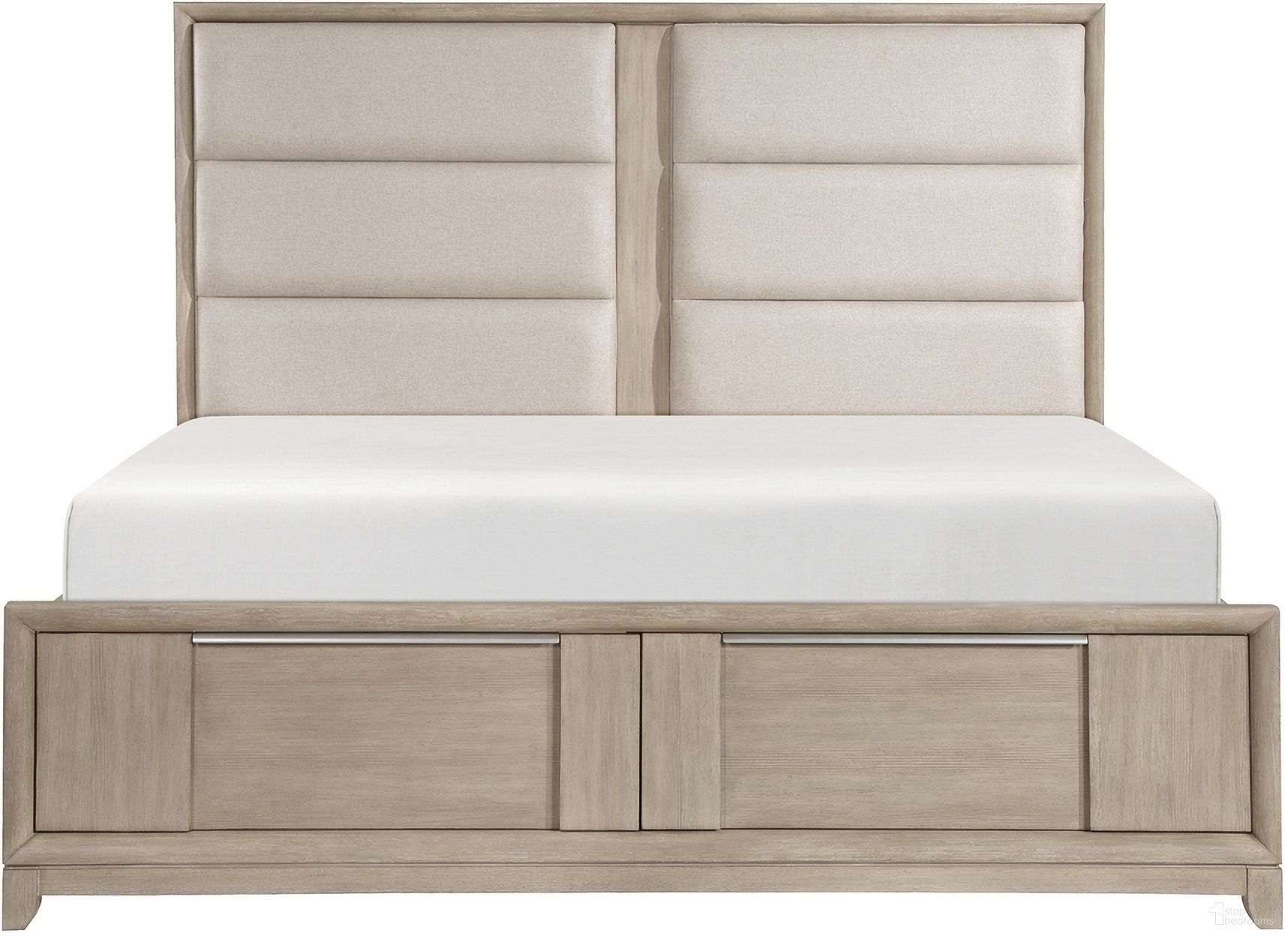 The appearance of McKewen California King Platform Bed with Footboard Storage In Gray designed by Homelegance in the modern / contemporary interior design. This gray piece of furniture was selected by 1StopBedrooms from Mckewen Collection to add a touch of cosiness and style into your home. Sku: 1820NK-1;1820NK-2;1820NK-3CK. Bed Type: Platform Bed. Bed Size: California King. Material: Textured.