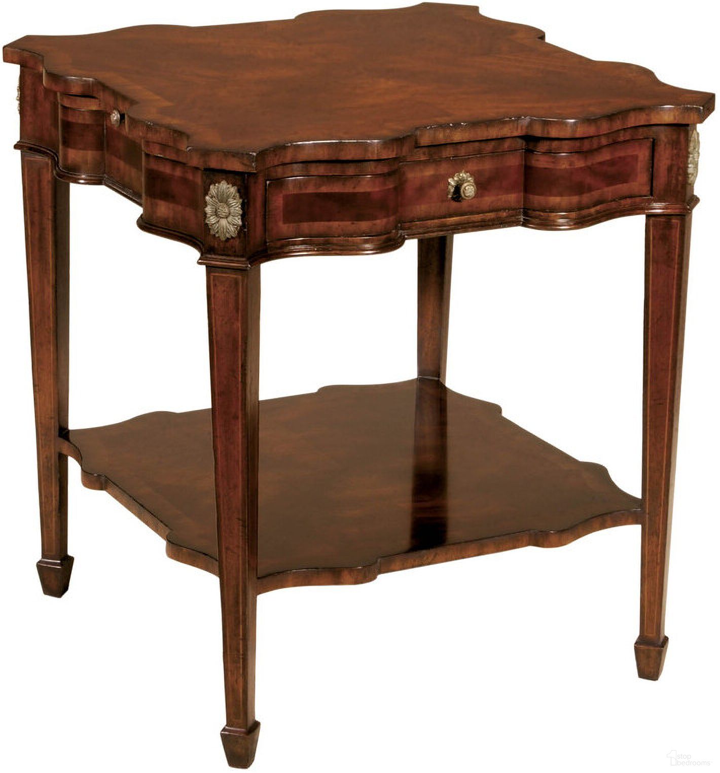 The appearance of Mckinley Occasional Table In Mahogany designed by Maitland-Smith in the modern / contemporary interior design. This mahogany piece of furniture was selected by 1StopBedrooms from Maitland Smith Collection to add a touch of cosiness and style into your home. Sku: 8113-32. Material: Mahogany.
