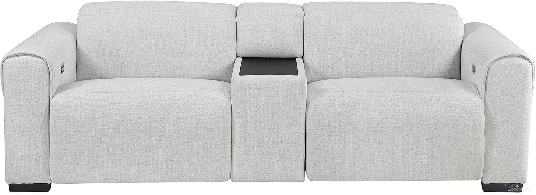 The appearance of McPherson Power Double Reclining Loveseat with Center Console and Power Headrests In Beige designed by Homelegance in the modern / contemporary interior design. This beige piece of furniture was selected by 1StopBedrooms from McPherson Collection to add a touch of cosiness and style into your home. Sku: 9455CLD-CN;9455CLD-LRPWH;9455CLD-RRPWH. Material: Chenille.