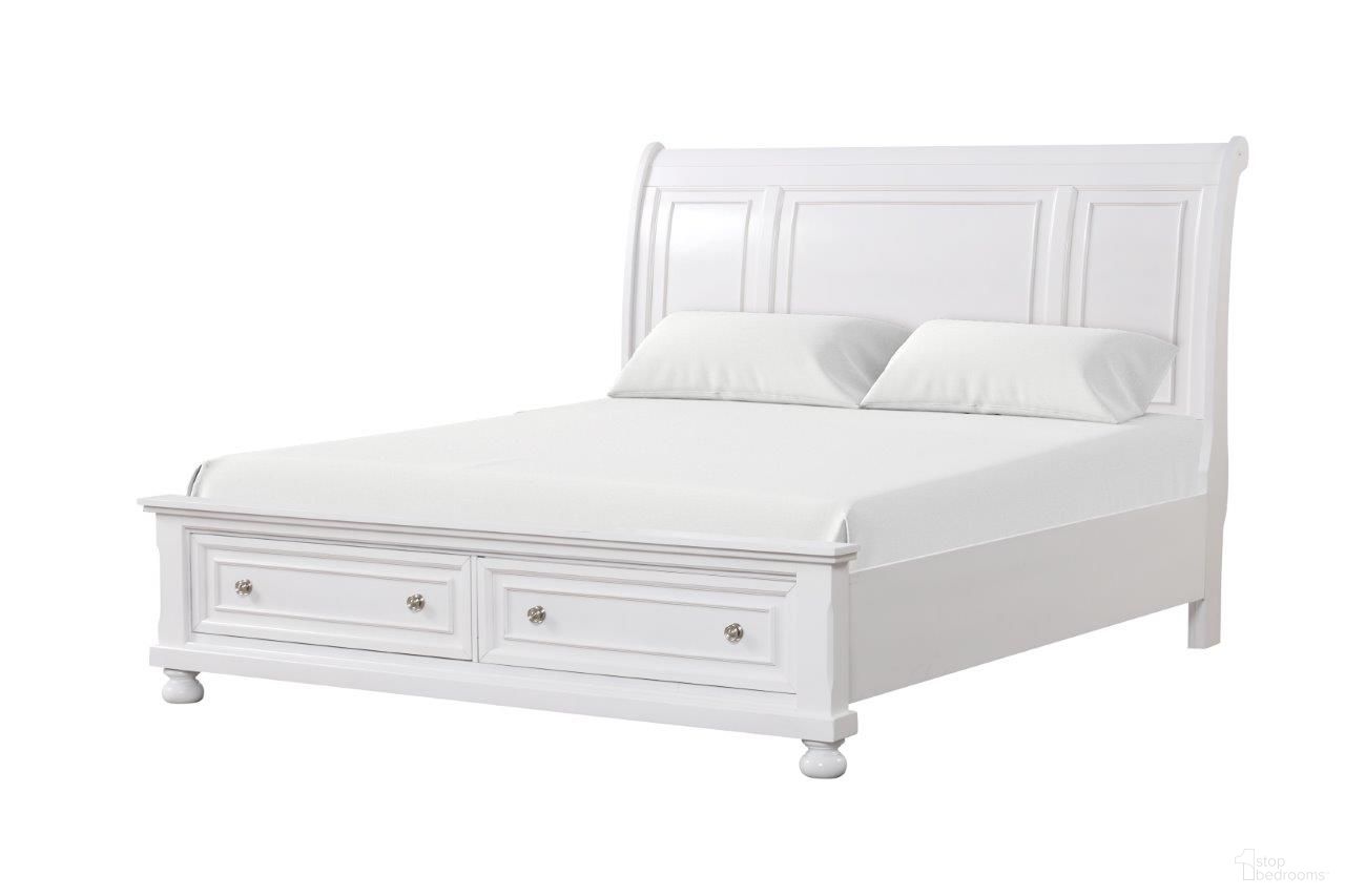 Meade Full Bed In White