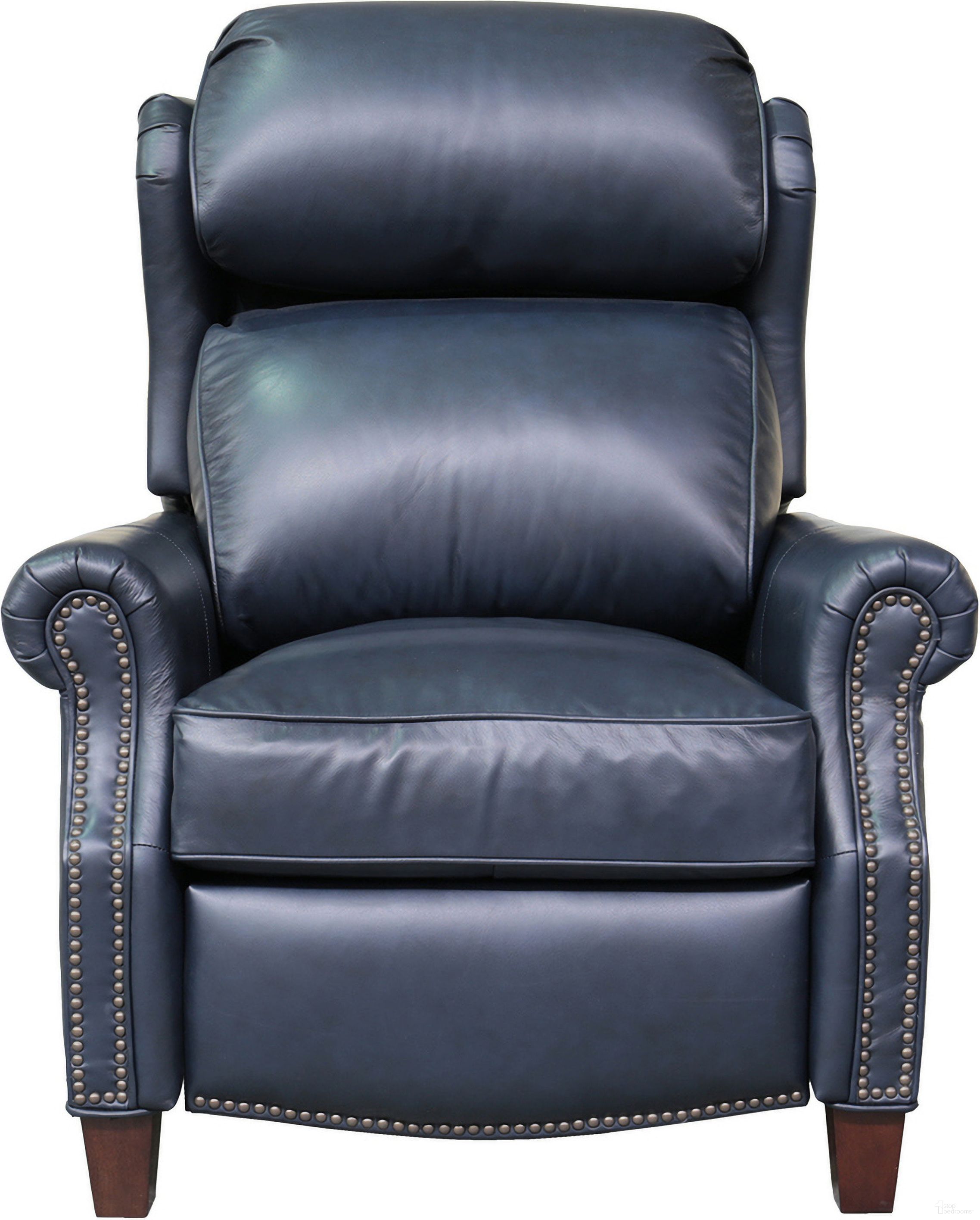 The appearance of Meade Recliner In Blue designed by BarcaLounger in the modern / contemporary interior design. This blue piece of furniture  was selected by 1StopBedrooms from Meade Collection to add a touch of cosiness and style into your home. Sku: 73058570047. Material: Leather.