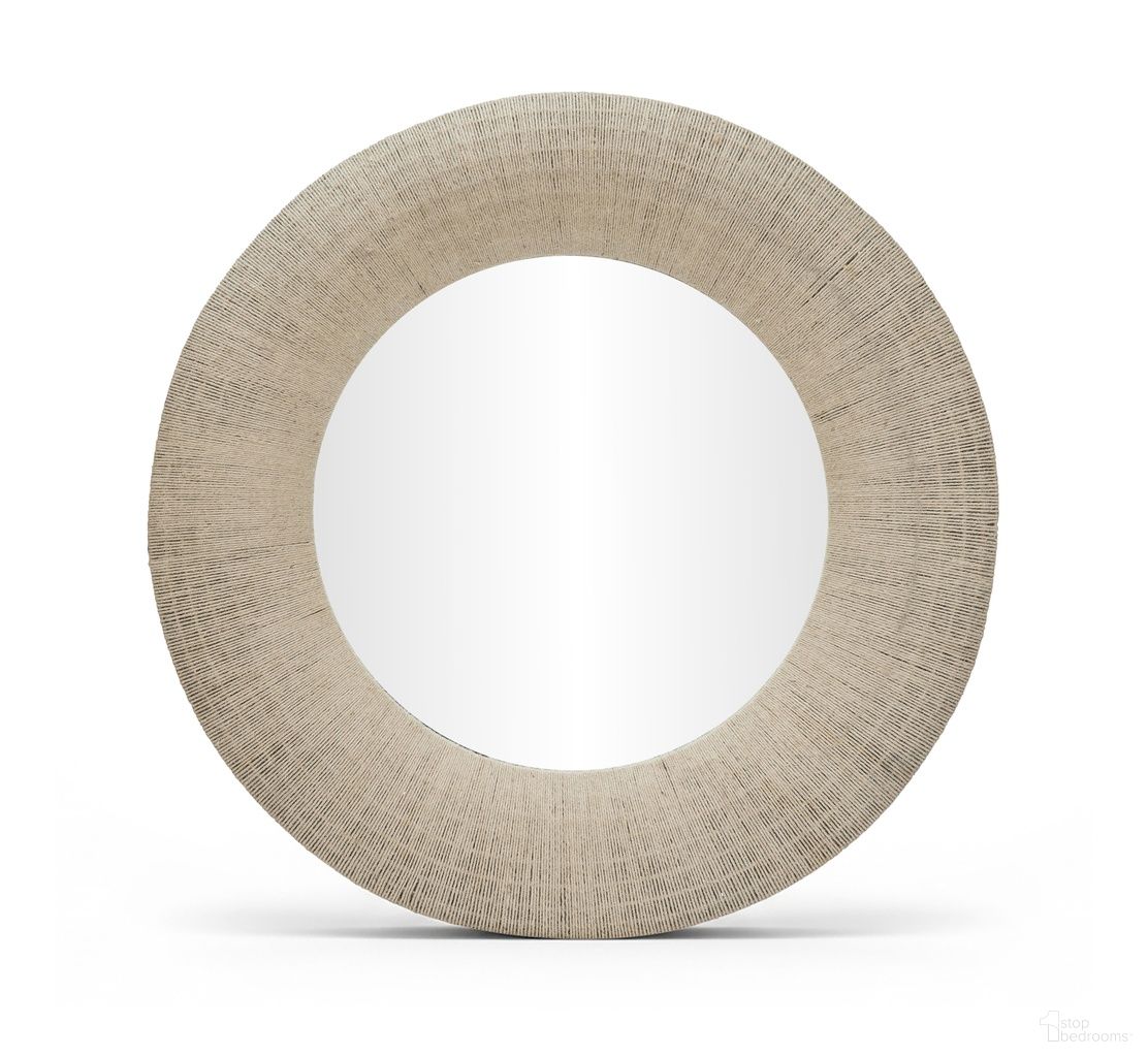 The appearance of Meadow 36 Inch Jute Rope Framed Mirror In Natural designed by Meridian in the modern / contemporary interior design. This natural piece of furniture was selected by 1StopBedrooms from Meadow Collection to add a touch of cosiness and style into your home. Sku: 66018Natural-M. Material: Glass.