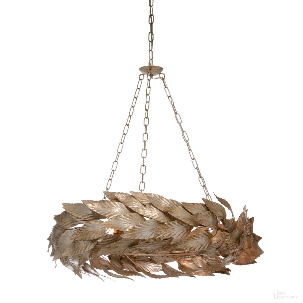 The appearance of Meadow Chandelier In Silver designed by Chelsea House in the modern / contemporary interior design. This silver piece of furniture  was selected by 1StopBedrooms from Chelsea House Misc Collection to add a touch of cosiness and style into your home. Sku: 69876. Material: Iron.