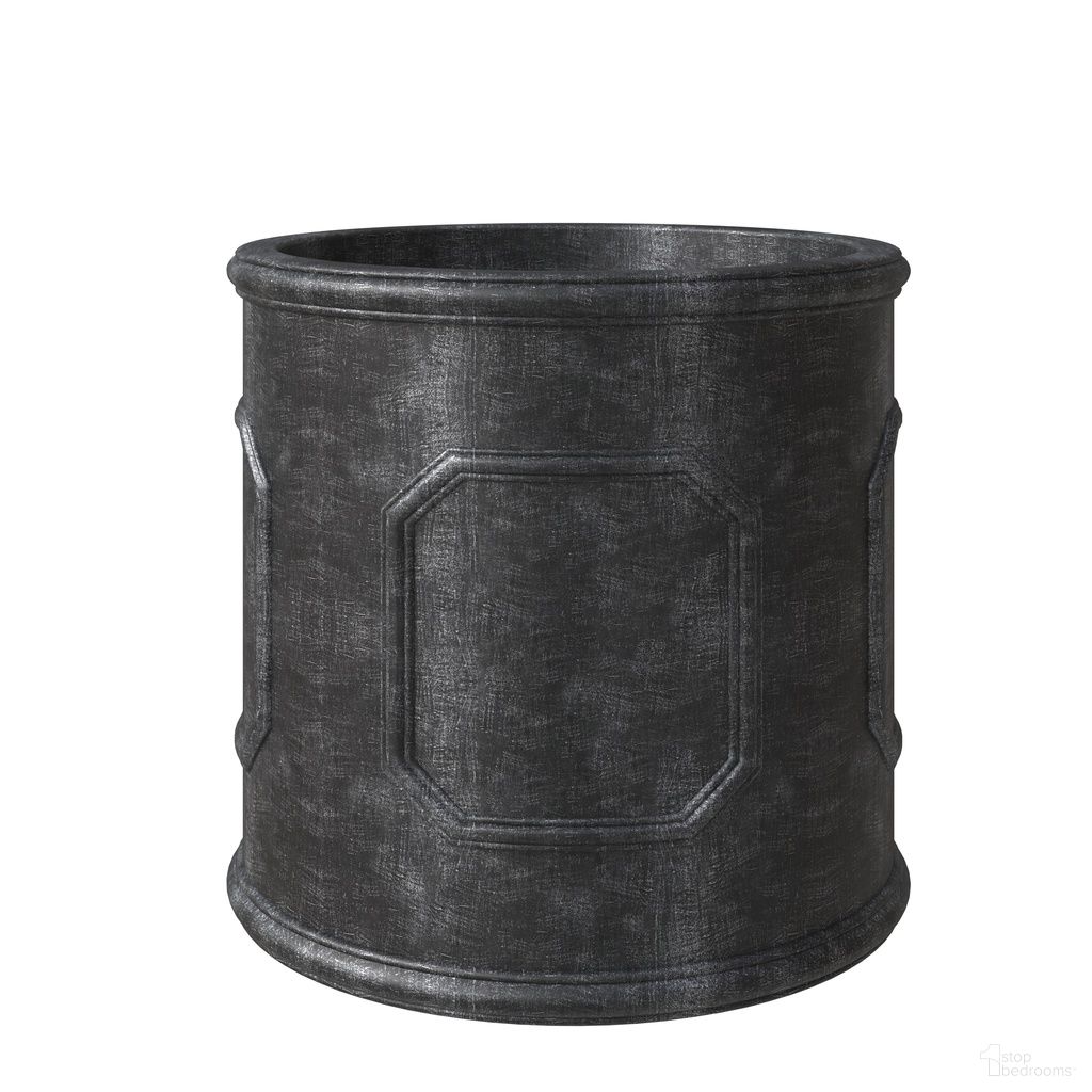 The appearance of Meadow Fiber Stone 17.7 Inch Dia. Planter In Black designed by LeisureMod in the modern / contemporary interior design. This black piece of furniture was selected by 1StopBedrooms from Meadow Collection to add a touch of cosiness and style into your home. Sku: MP18BL. Material: Stone.
