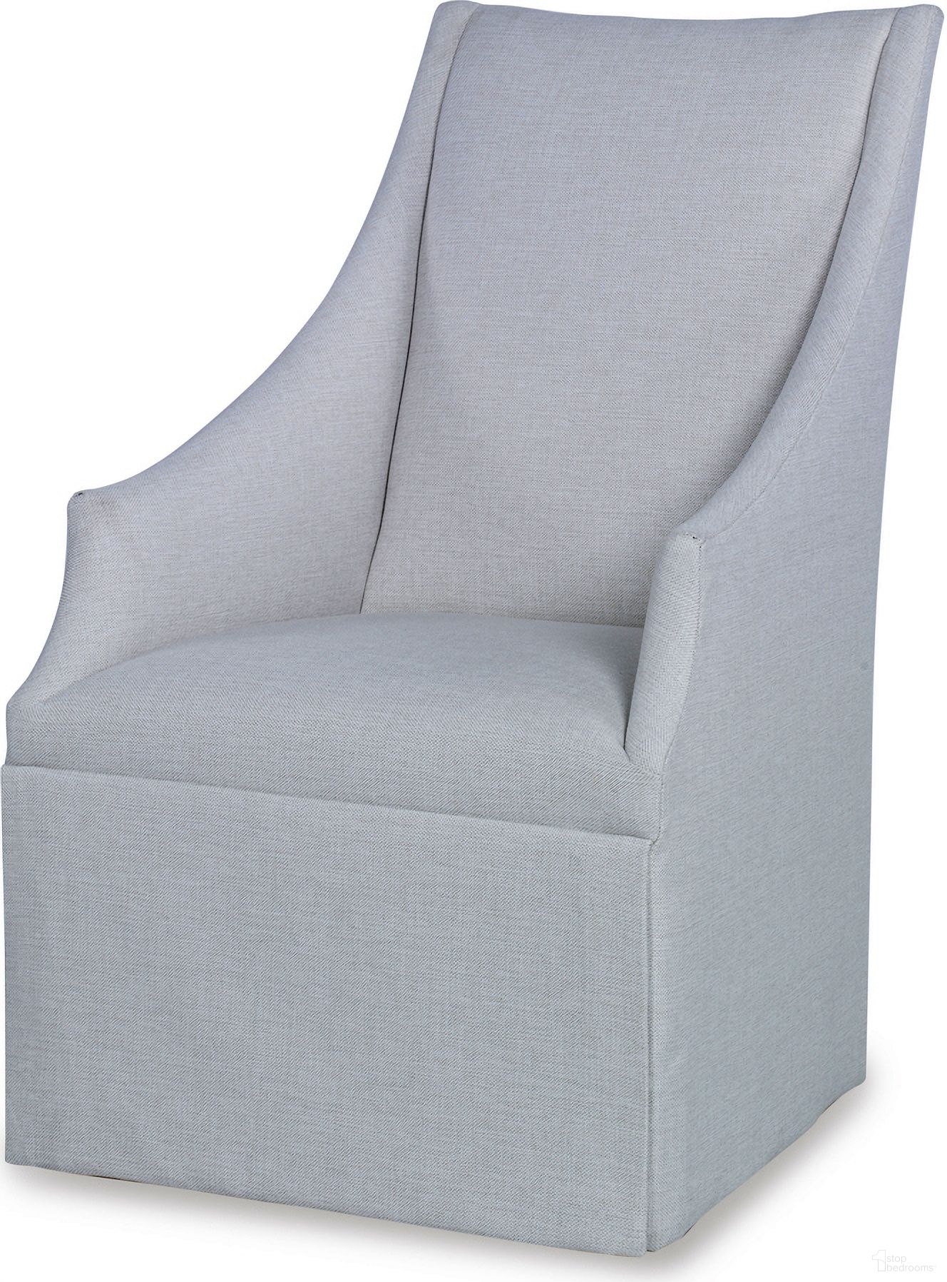 The appearance of Meadow Host Chair - Stocked In Off White designed by Century Furniture in the transitional interior design. This off white piece of furniture  was selected by 1StopBedrooms from Century Chair Collection to add a touch of cosiness and style into your home. Sku: 3385A-V1. Material: Upholstery. Chair Type: Arm Chair.