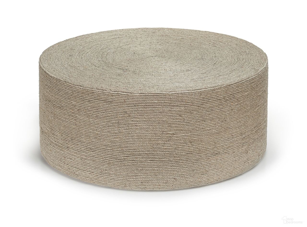 The appearance of Meadow Jute Coffee Table In Natural designed by Meridian in the modern / contemporary interior design. This natural piece of furniture was selected by 1StopBedrooms from Meadow Collection to add a touch of cosiness and style into your home. Sku: 77003Natural-CT. Material: Iron.