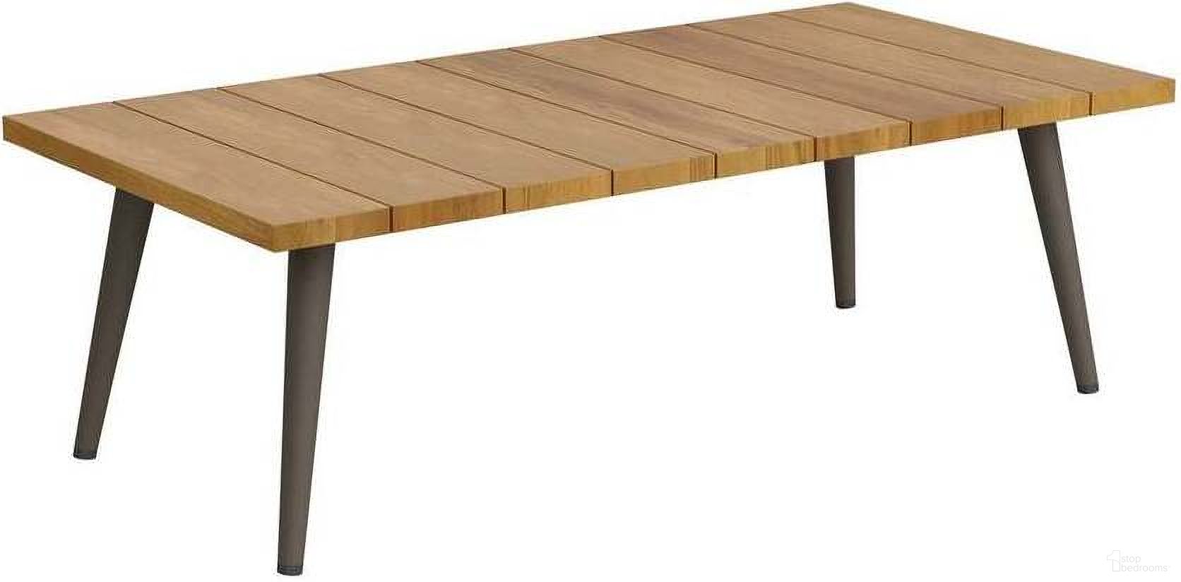 The appearance of Meadow Outdoor Patio Teak Wood Coffee Table In Natural and Taupe designed by Modway in the modern / contemporary interior design. This taupe piece of furniture  was selected by 1StopBedrooms from Meadow Collection to add a touch of cosiness and style into your home. Sku: EEI-4992-NAT-TOP;EEI-4992-TAU-BASE. Material: Wood. Table Top Shape: Rectangular.