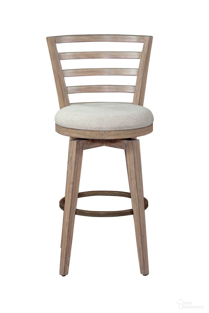 The appearance of Meadowbrook Bar Height Swivel Stool In Brown designed by American Woodcrafters in the country / farmhouse interior design. This brown piece of furniture  was selected by 1StopBedrooms from Meadowbrook Collection to add a touch of cosiness and style into your home. Sku: D-2600-349-30F. Material: Mahogany.